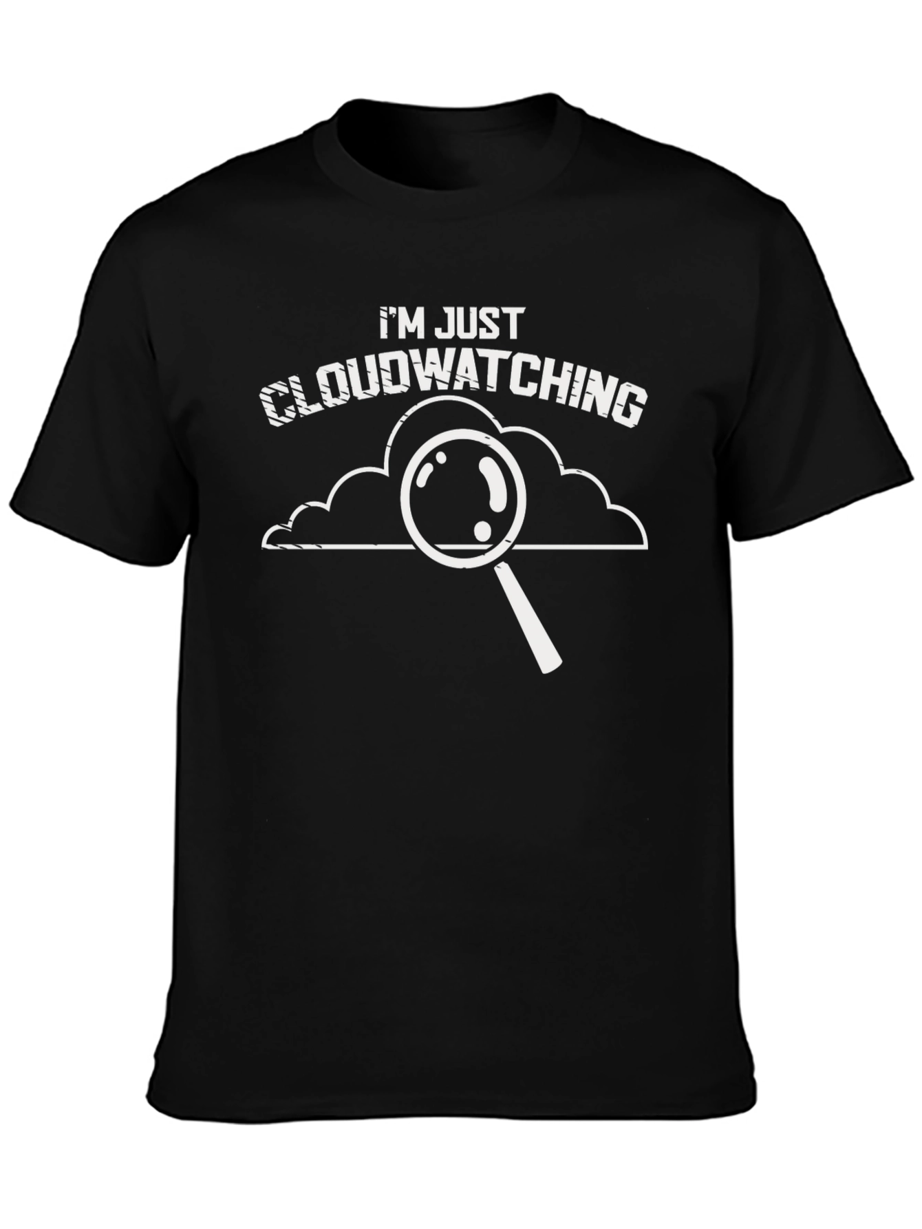Cloudwatching Graphic T-Shirt - Black