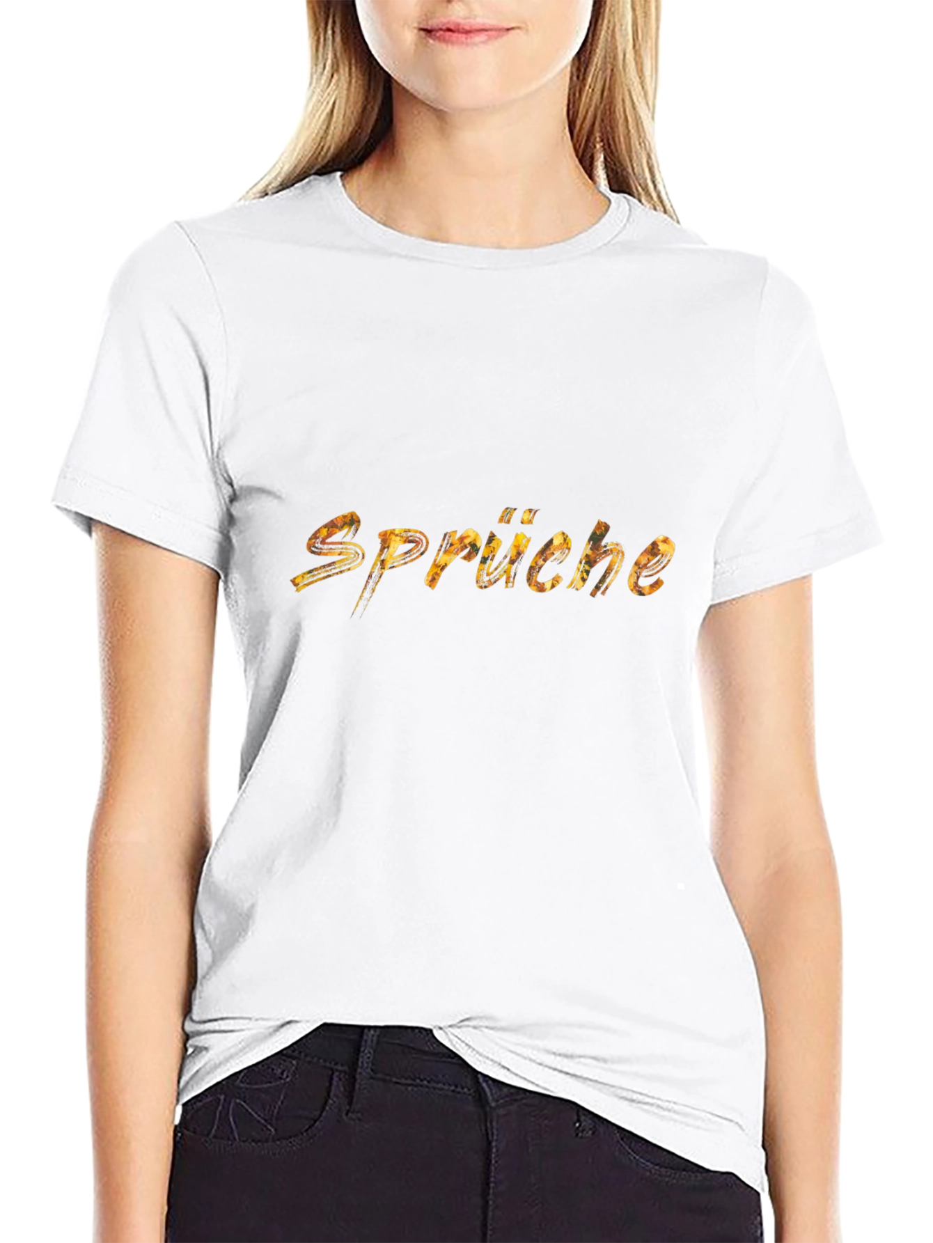 Sprüche Black Graphic T-Shirt