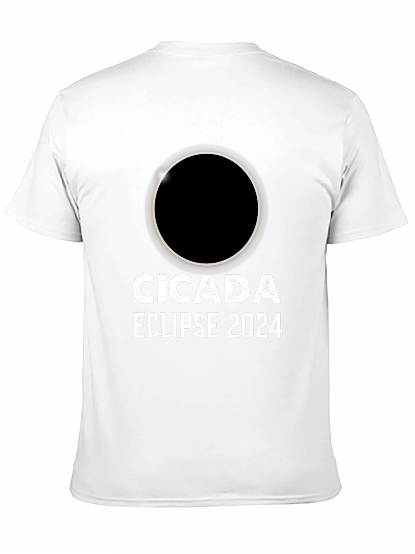 Cicada Eclipse 2024 Black T-Shirt