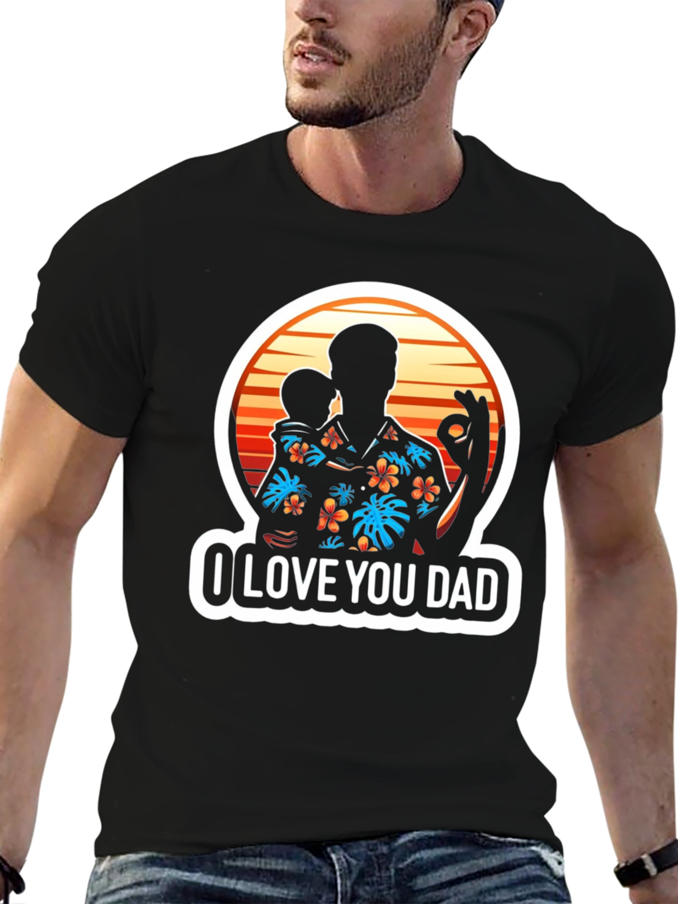 I Love You Dad T-Shirt Fathers Day Gift