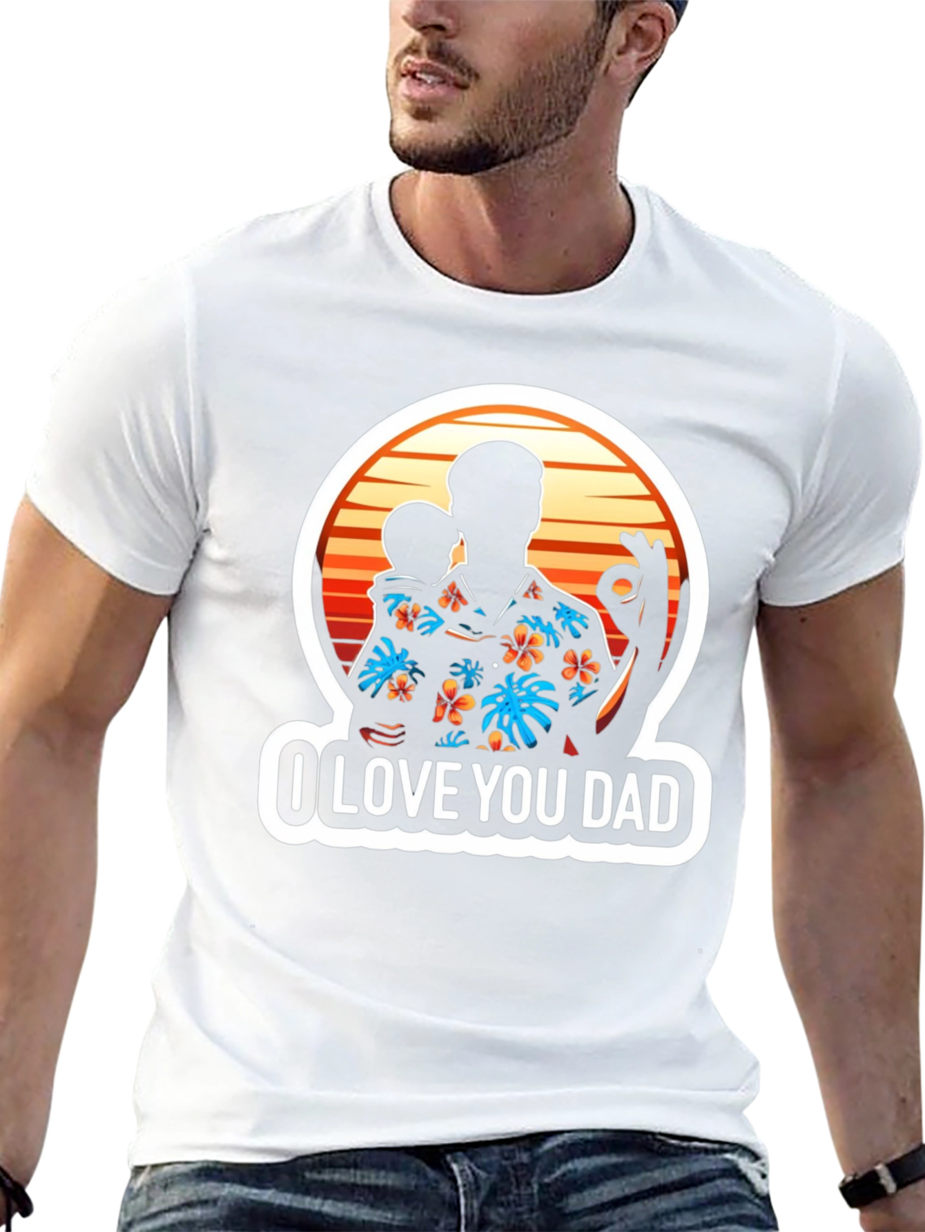I Love You Dad T-Shirt Fathers Day Gift