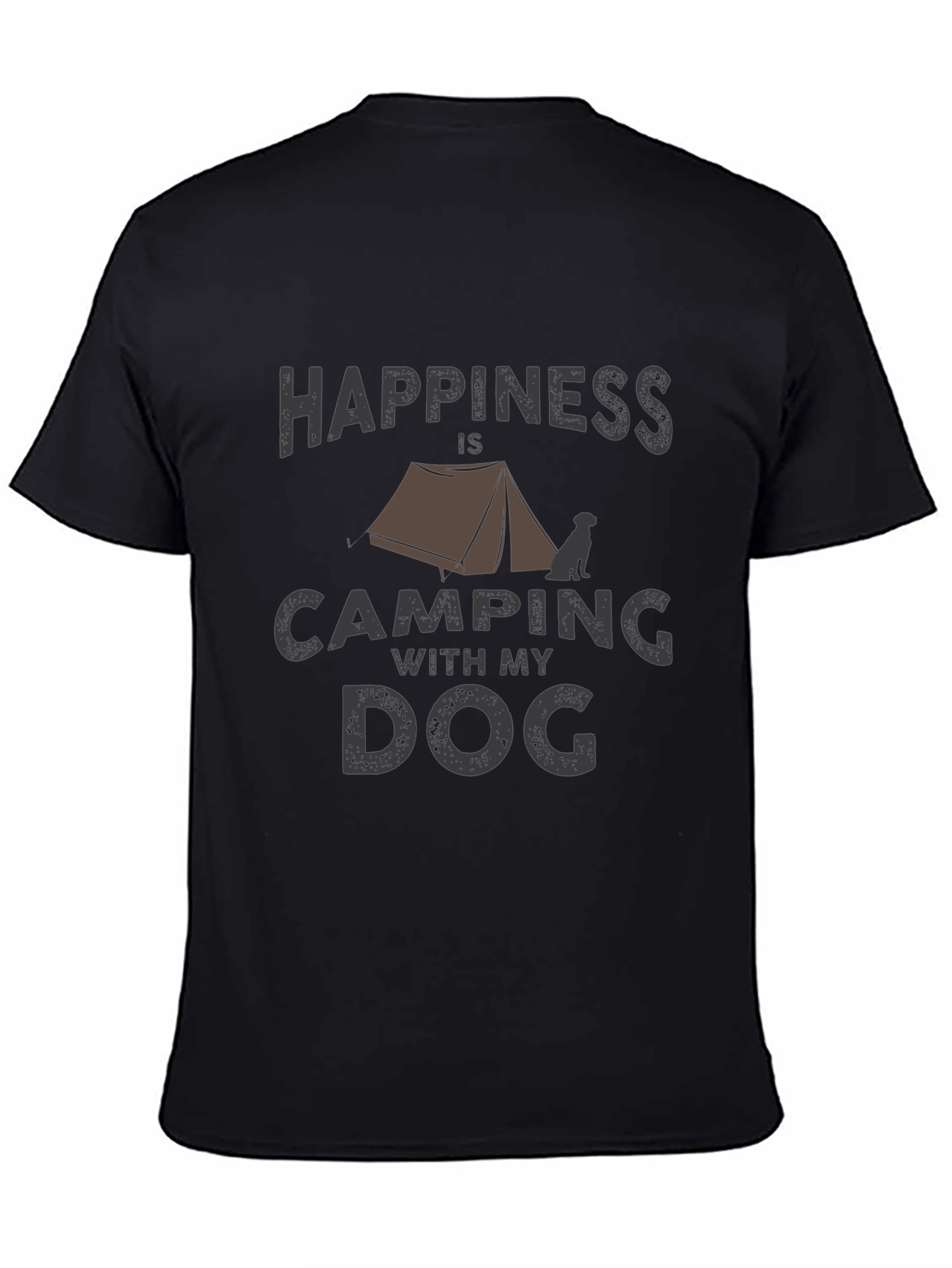 Happiness Camping with My Dog T-Shirt