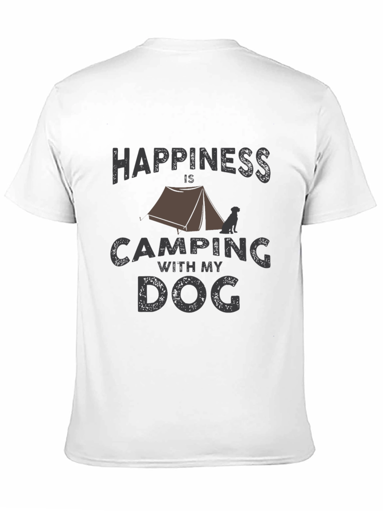 Happiness Camping with My Dog T-Shirt