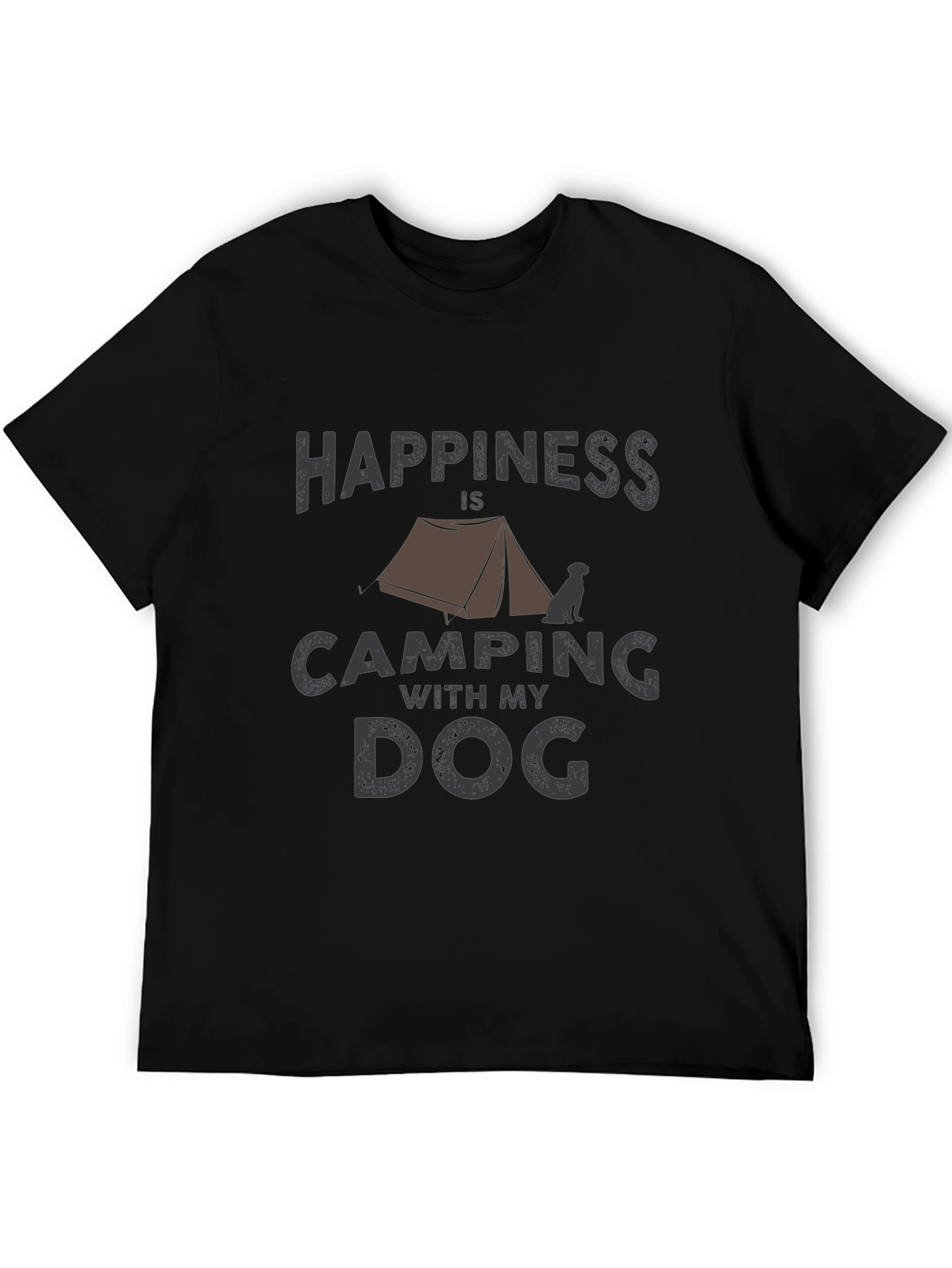 Happiness Camping with My Dog T-Shirt