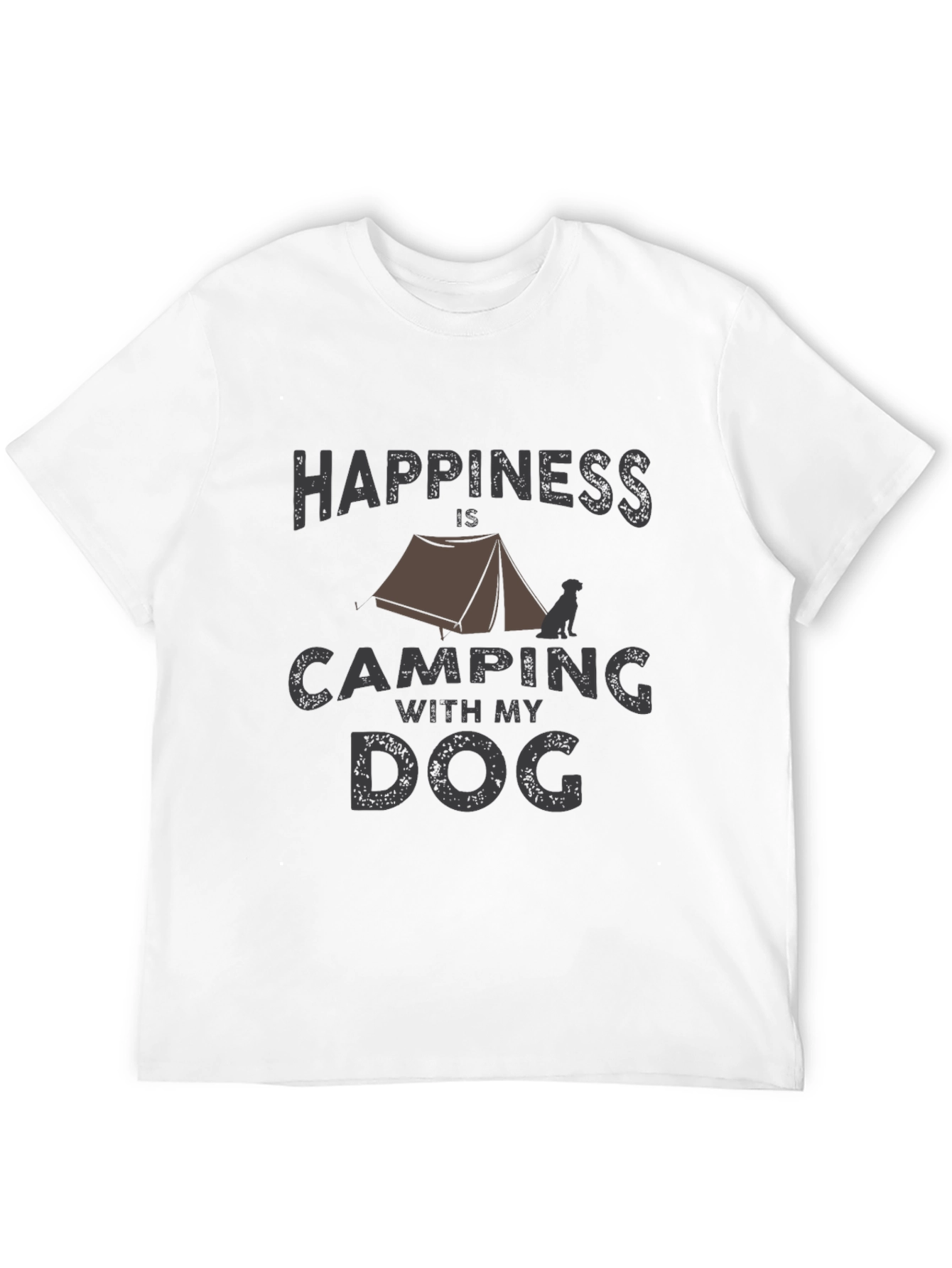 Happiness Camping with My Dog T-Shirt