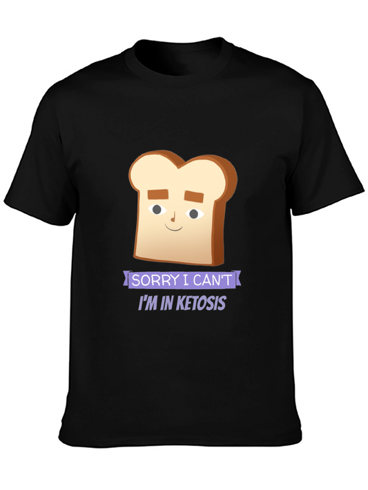 Funny Ketosis Diet T-Shirt - Sorry I Cant Im in Ketosis