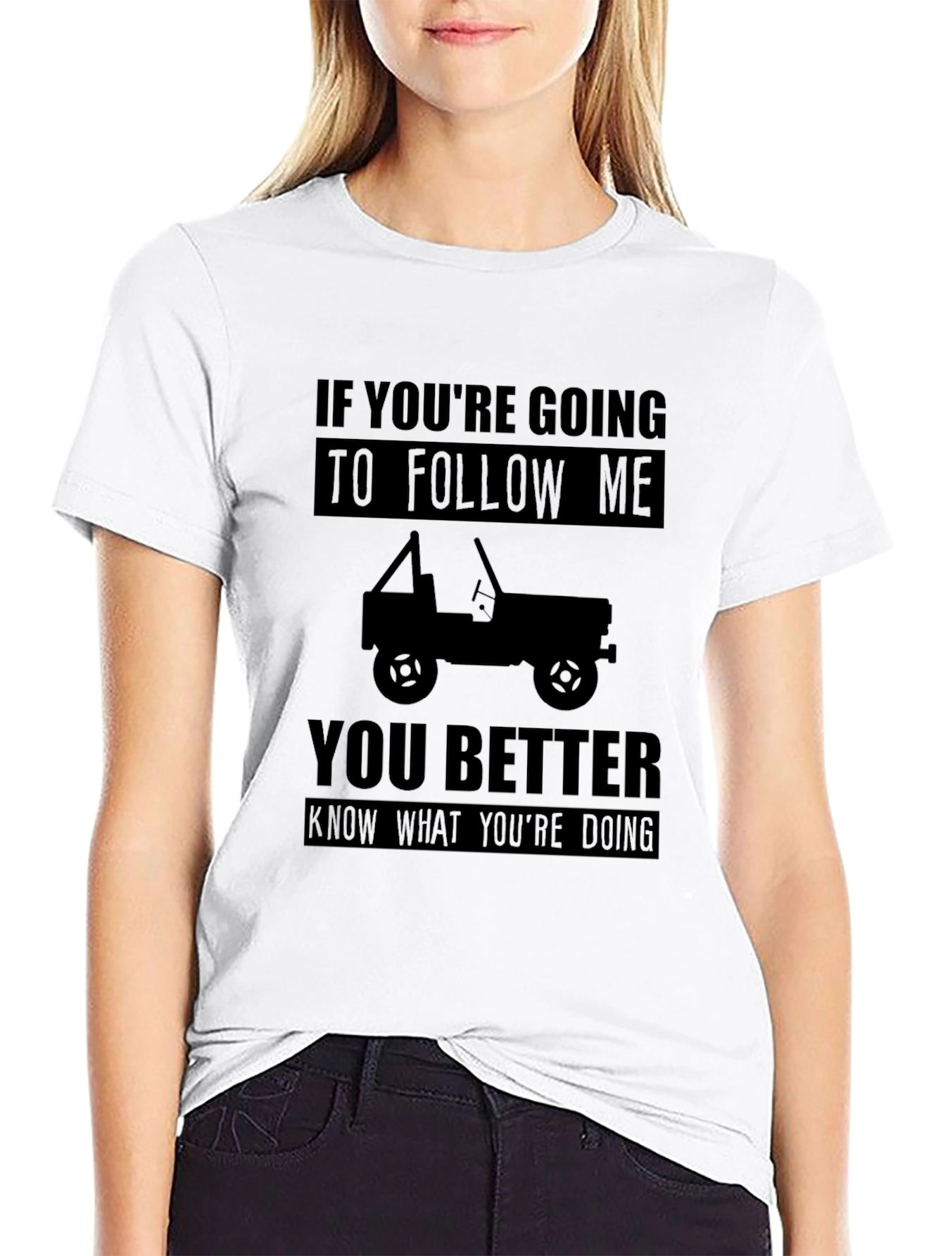 Follow Me Jeep T-Shirt - Off-Road Adventure