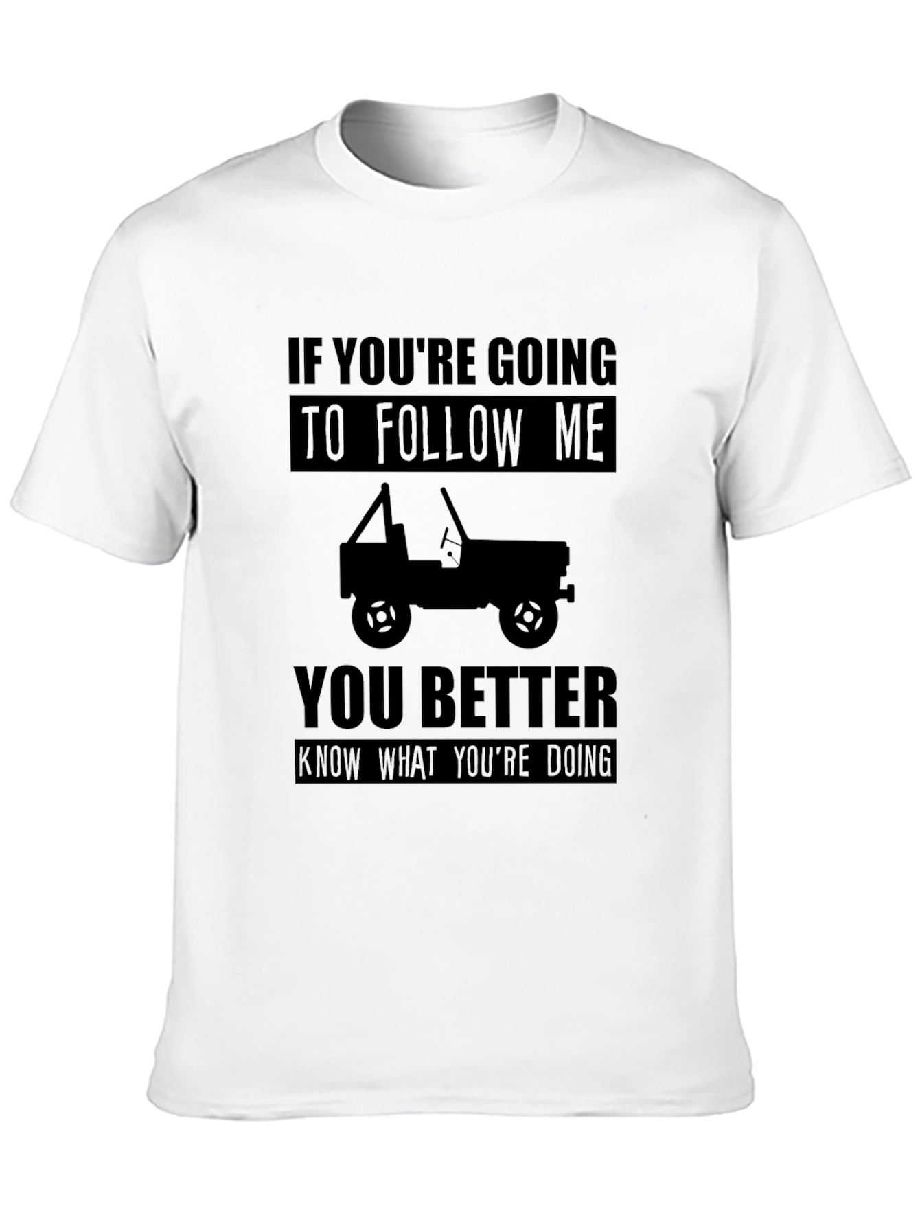 Follow Me Jeep T-Shirt - Off-Road Adventure