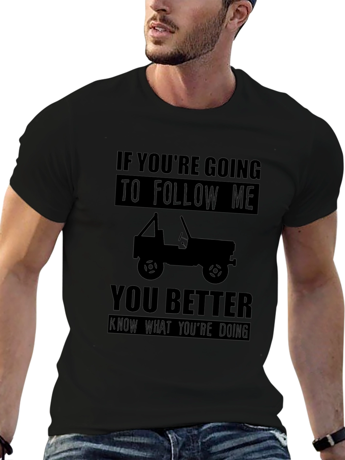 Follow Me Jeep T-Shirt - Off-Road Adventure