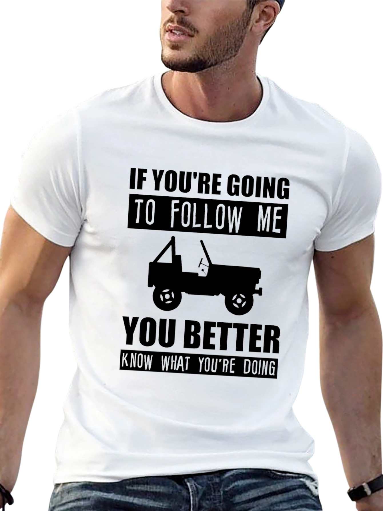 Follow Me Jeep T-Shirt - Off-Road Adventure