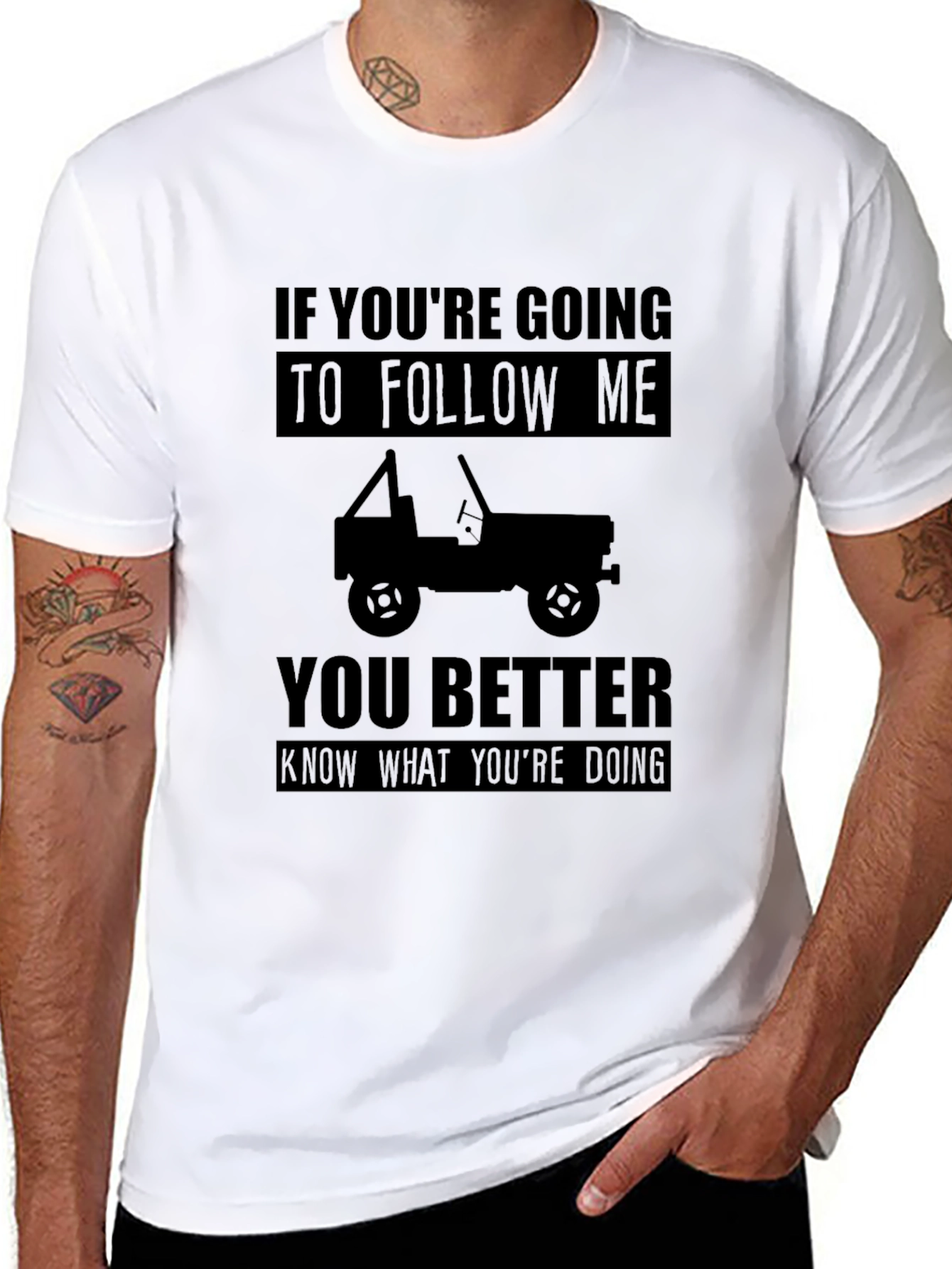 Follow Me Jeep T-Shirt - Off-Road Adventure