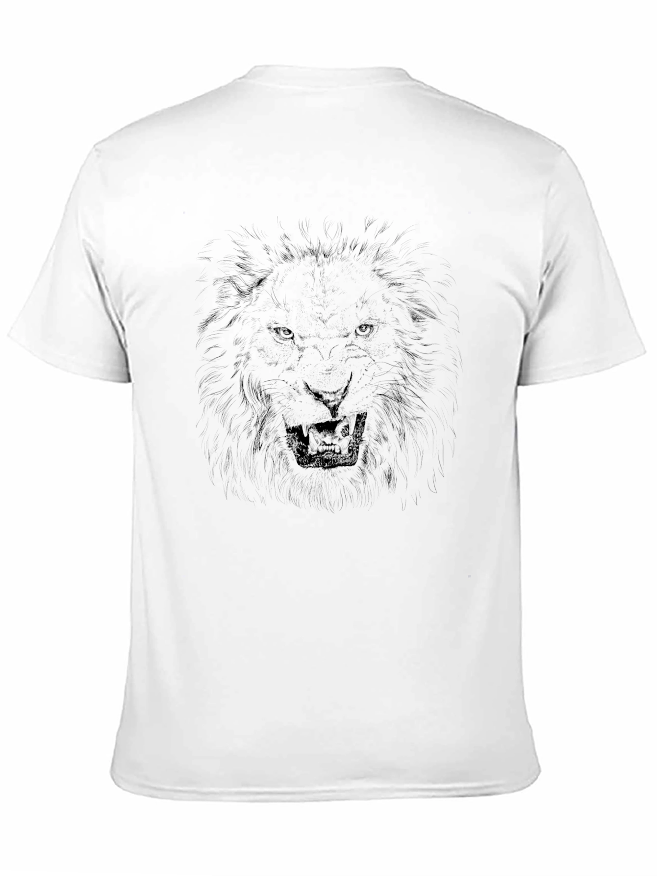 Black Lion Graphic Tee - Bold Statement Shirt