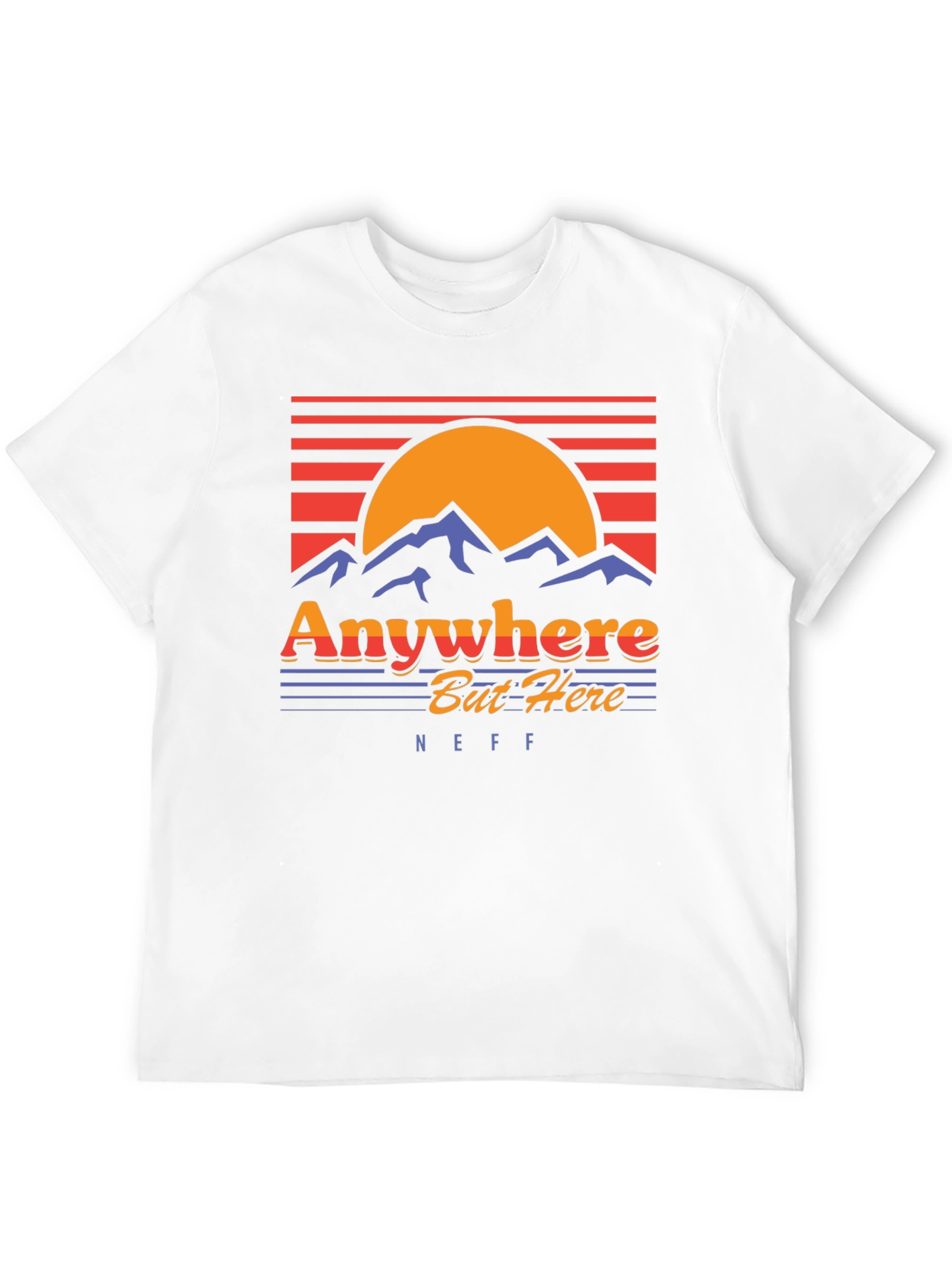 Retro Anywhere But Here Graphic Tee