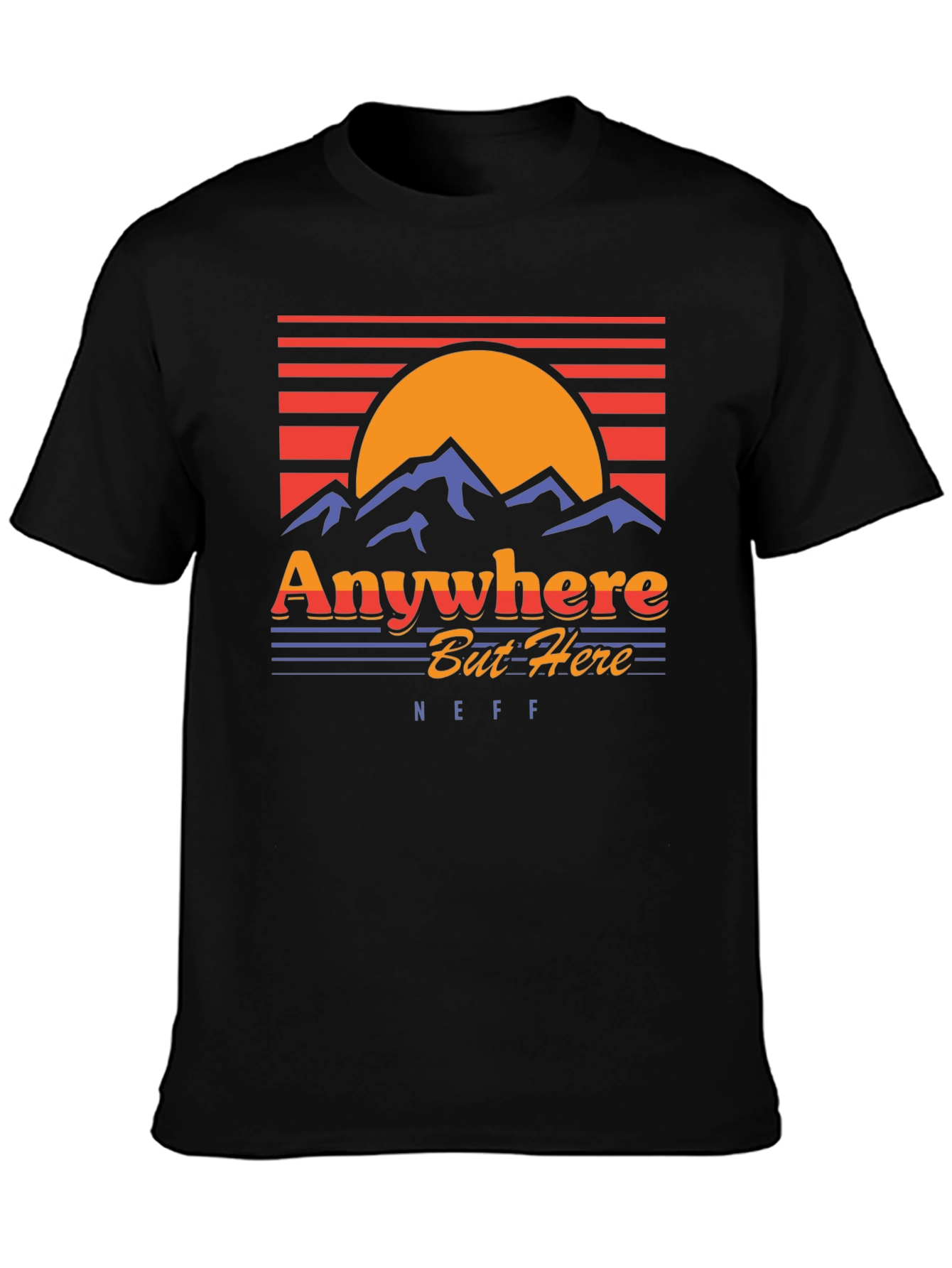 Retro Anywhere But Here Graphic Tee