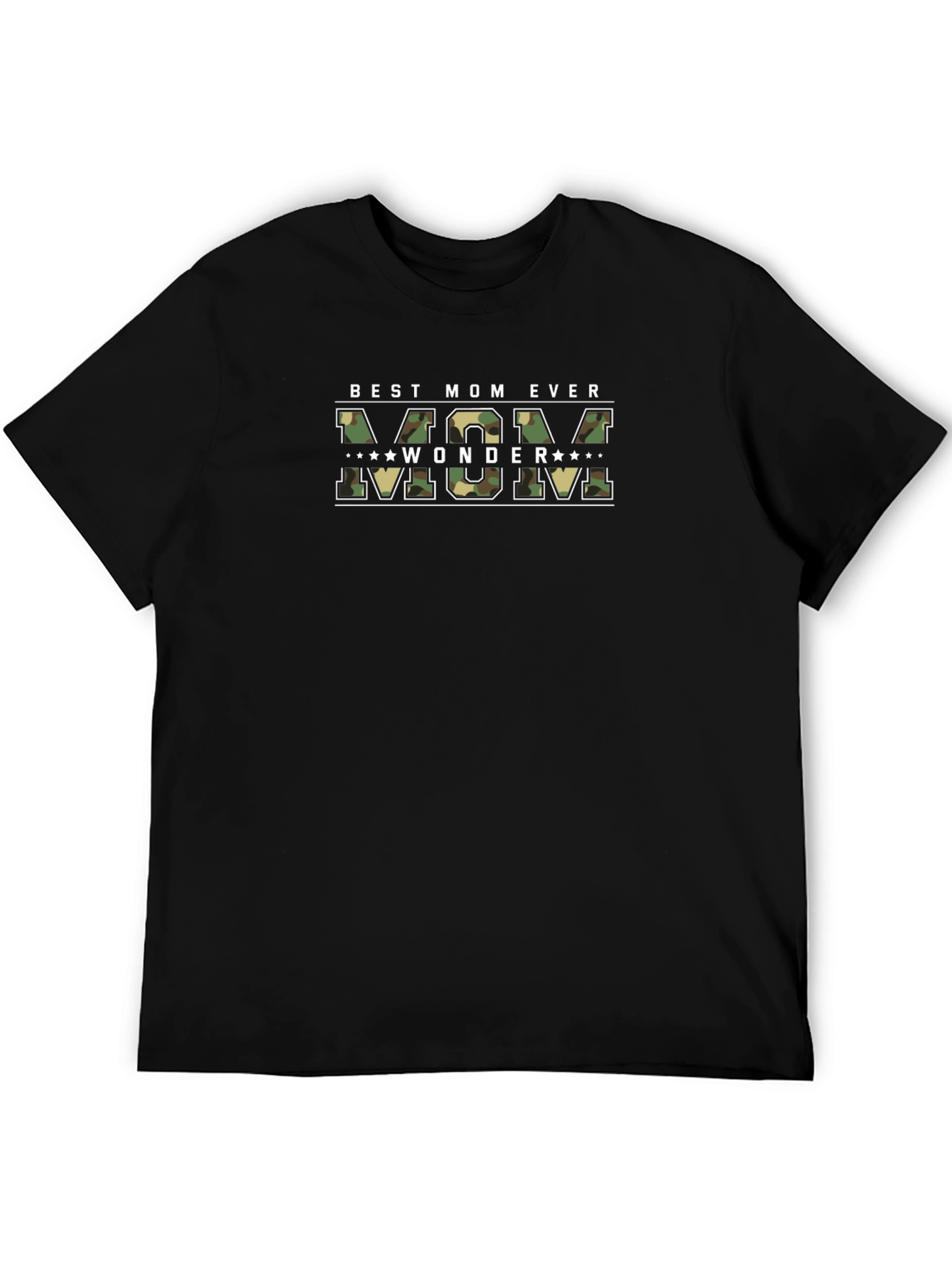 Best Mom Ever Camo Wonder Woman T-Shirt