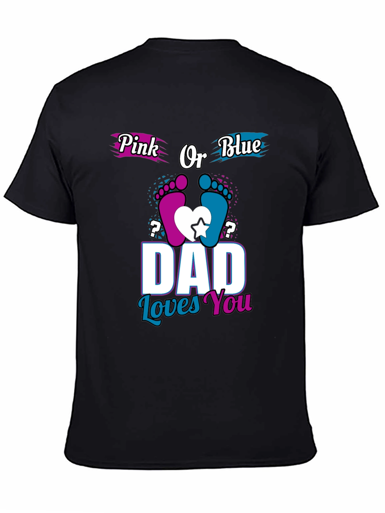 Dad Loves You Gender Reveal T-Shirt