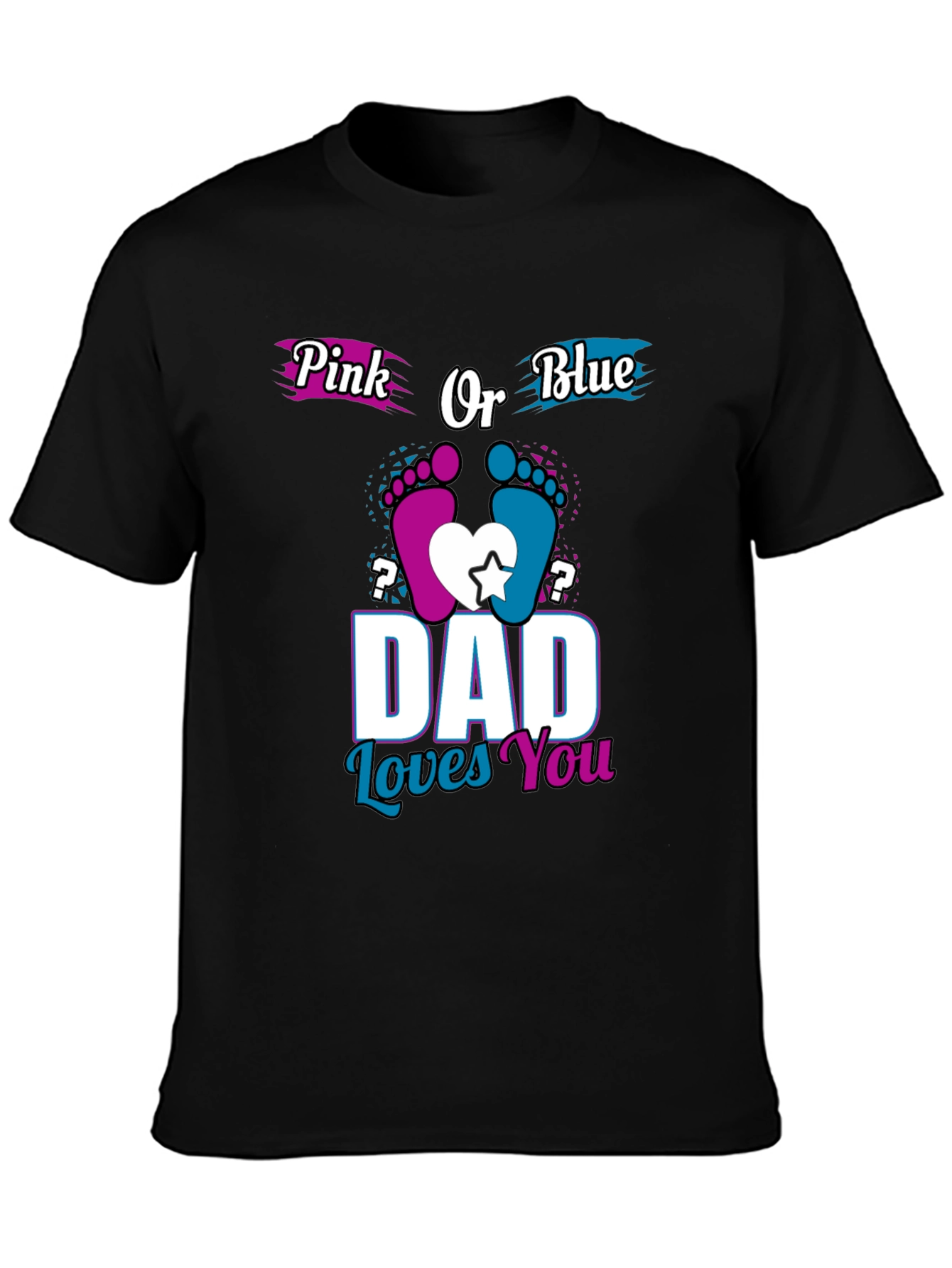 Dad Loves You Gender Reveal T-Shirt