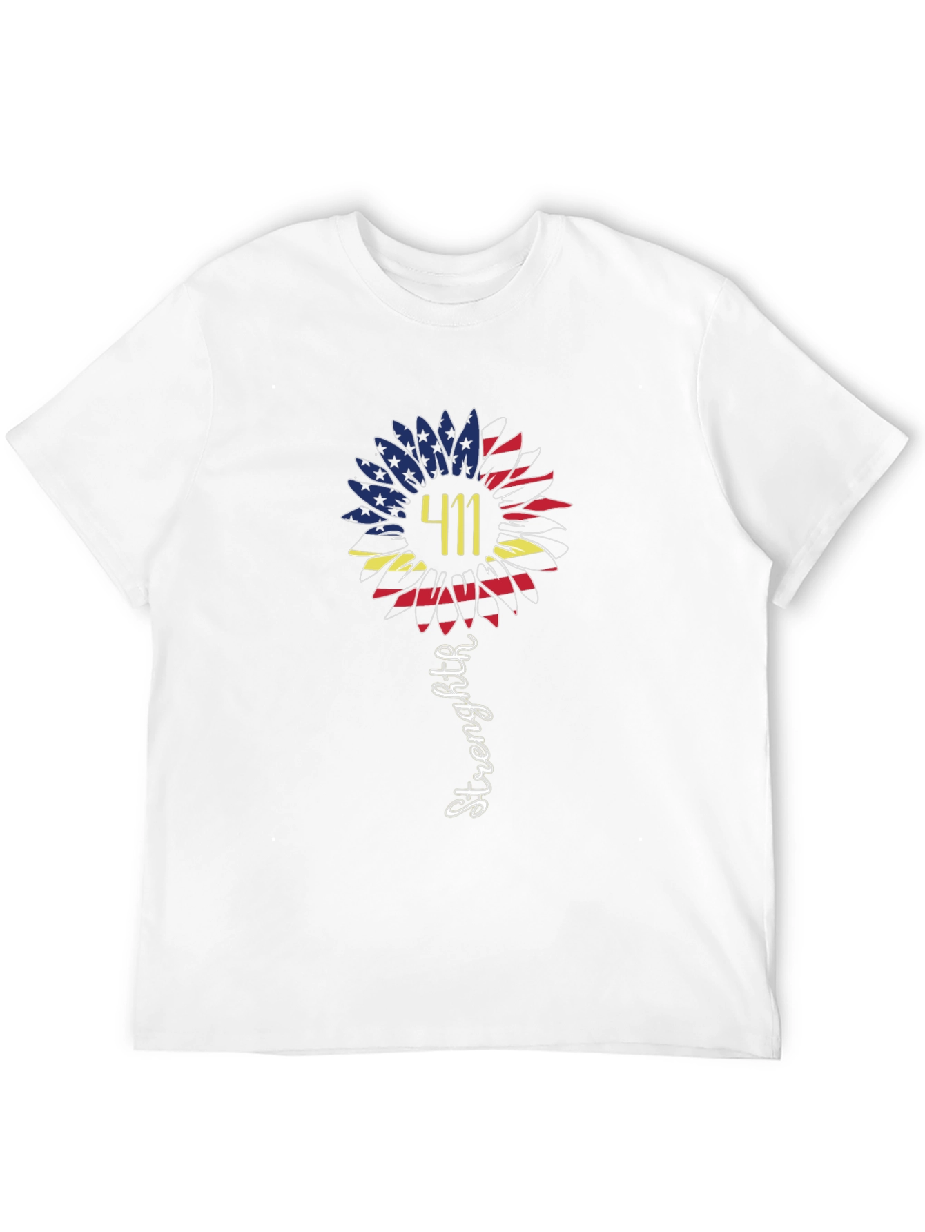 411 Strength Sunflower Graphic T-Shirt