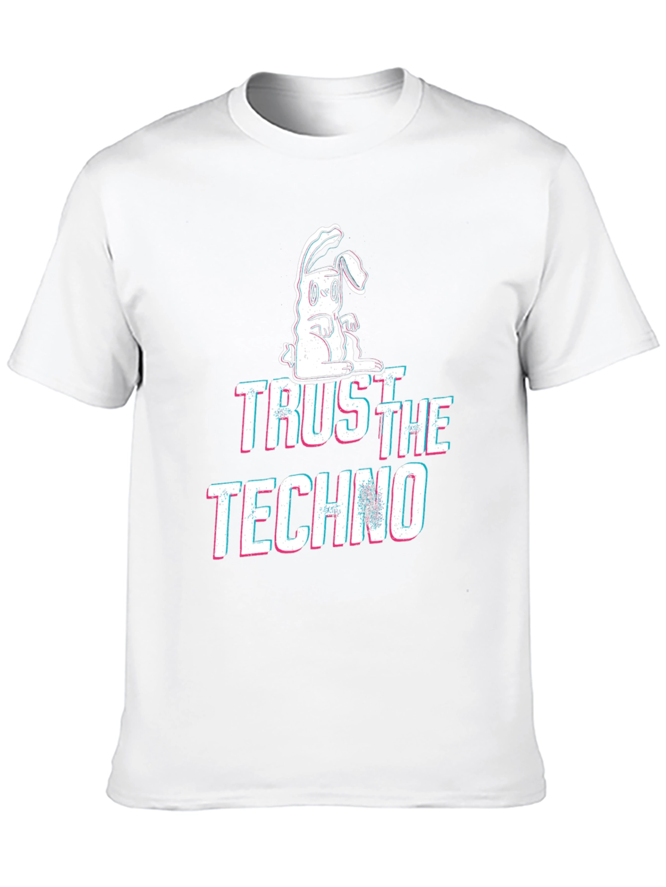 Trust the Techno Black Graphic T-Shirt