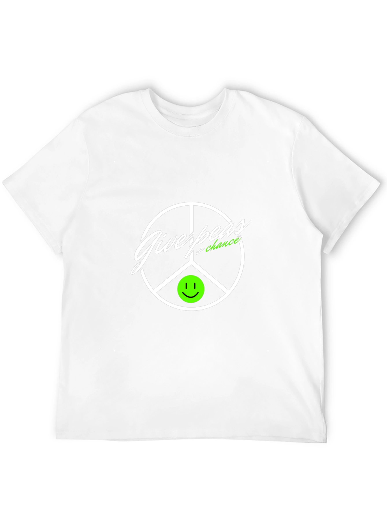 Give Peas a Chance T-Shirt Black