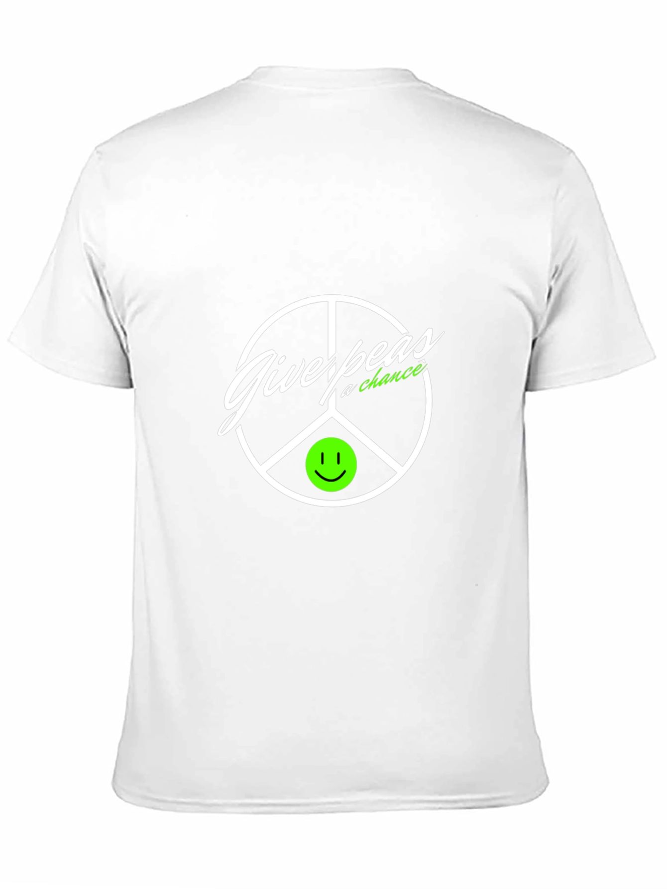 Give Peas a Chance T-Shirt Black