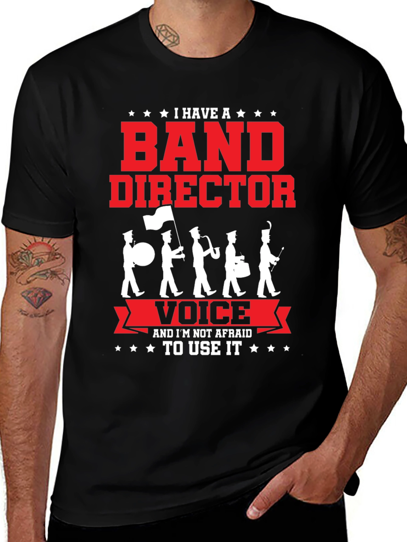 Band Director Voice T-Shirt - Music Teacher Apparel