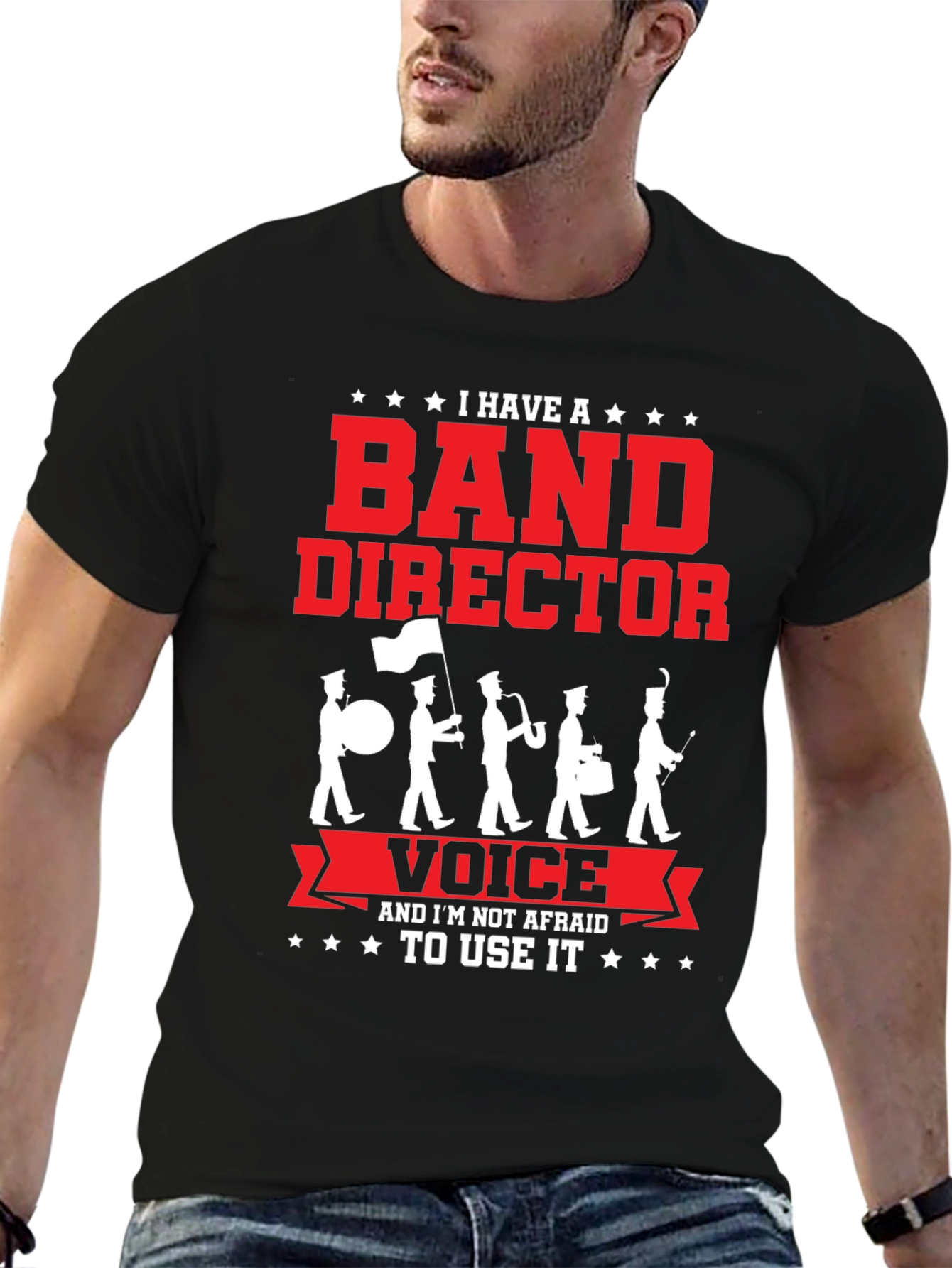 Band Director Voice T-Shirt - Music Teacher Apparel