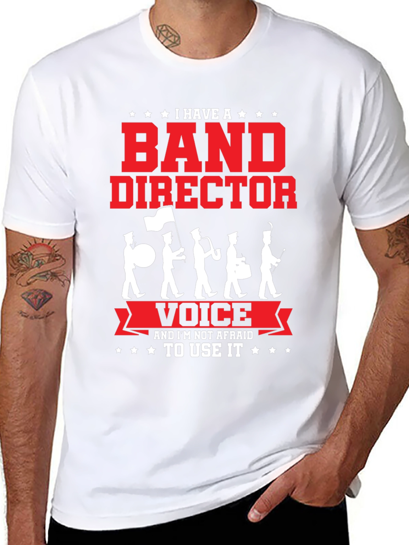 Band Director Voice T-Shirt - Music Teacher Apparel