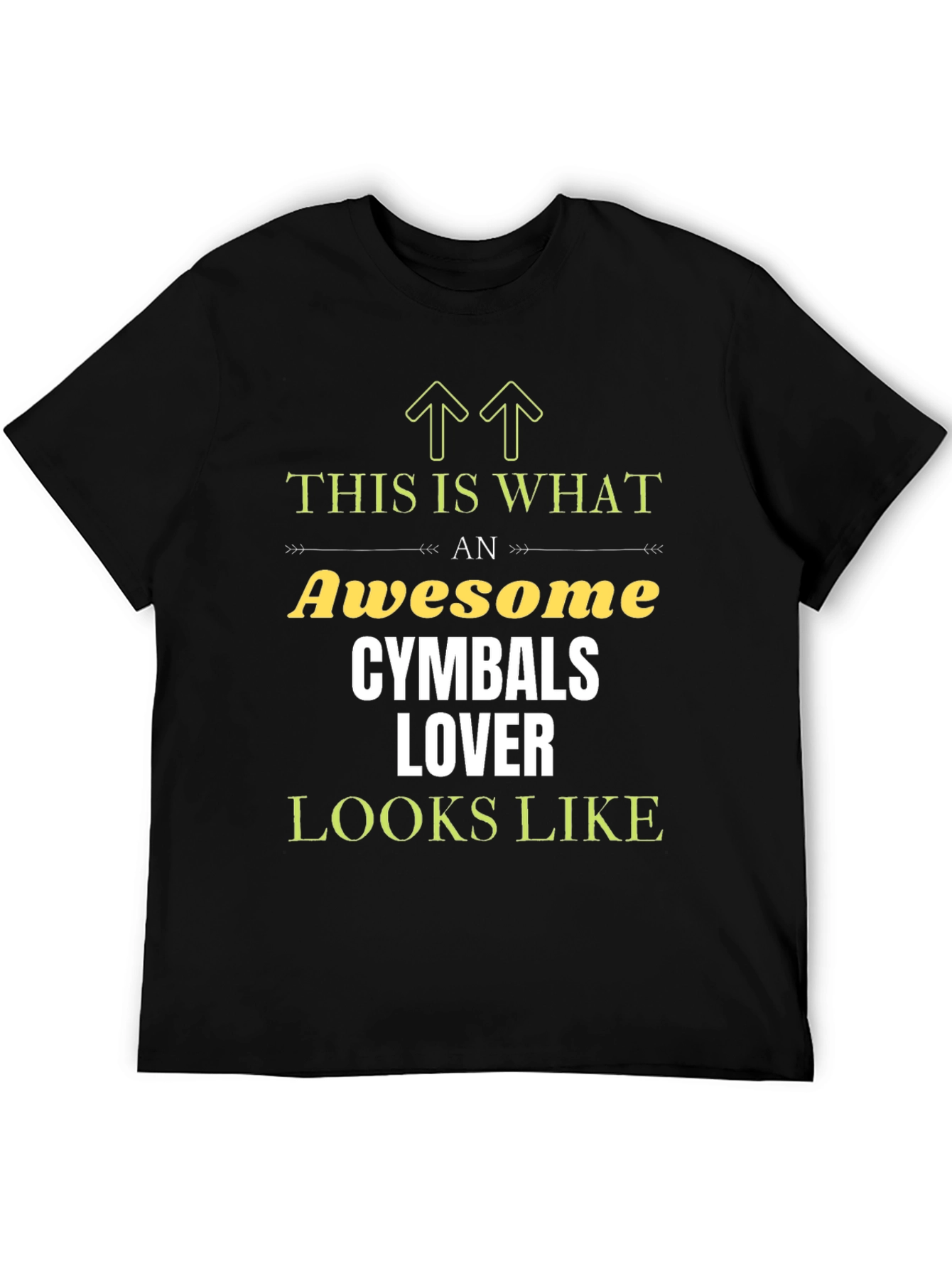 Awesome Cymbals Lover T-Shirt Funny Drummer Tee