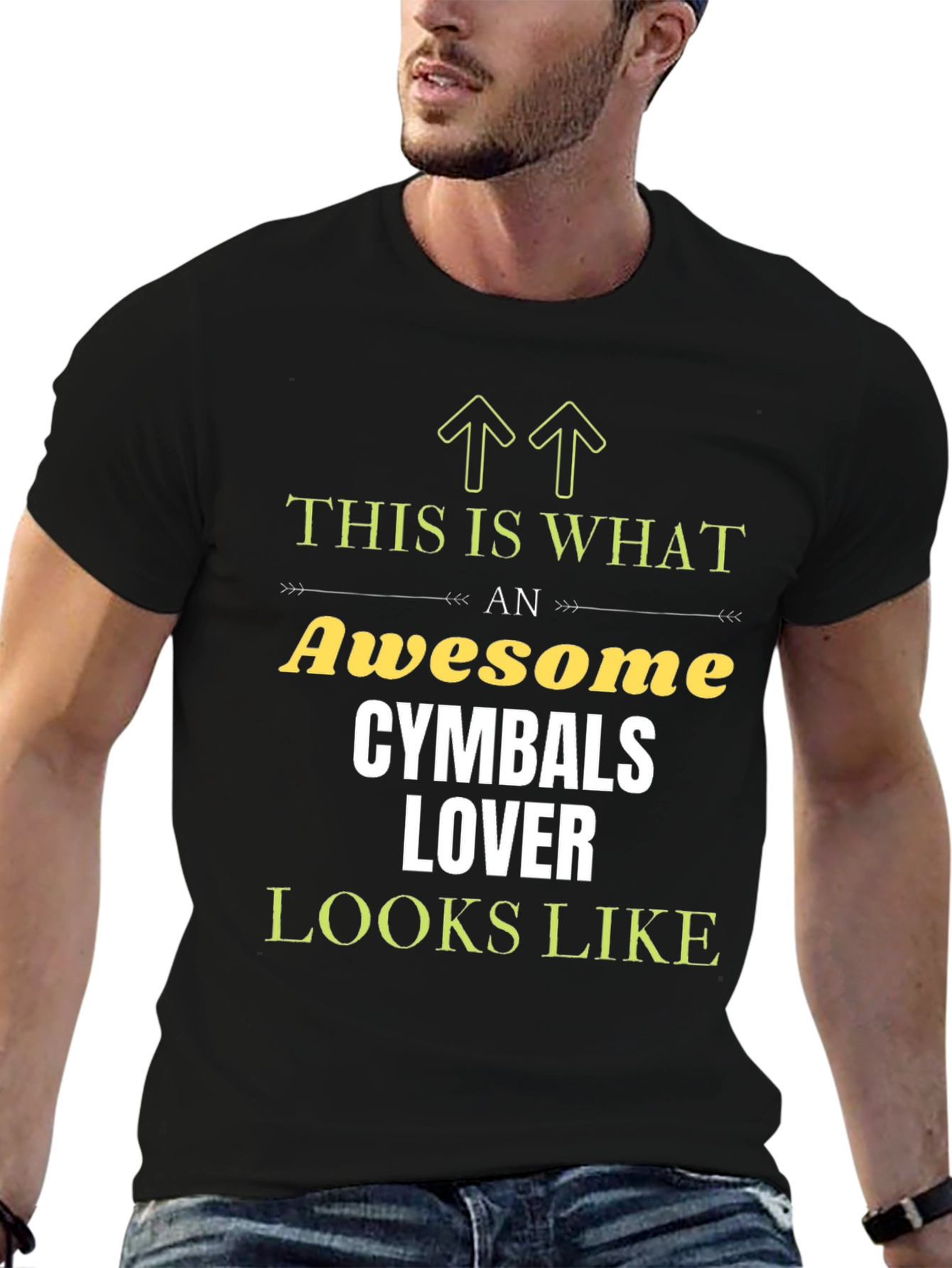 Awesome Cymbals Lover T-Shirt Funny Drummer Tee