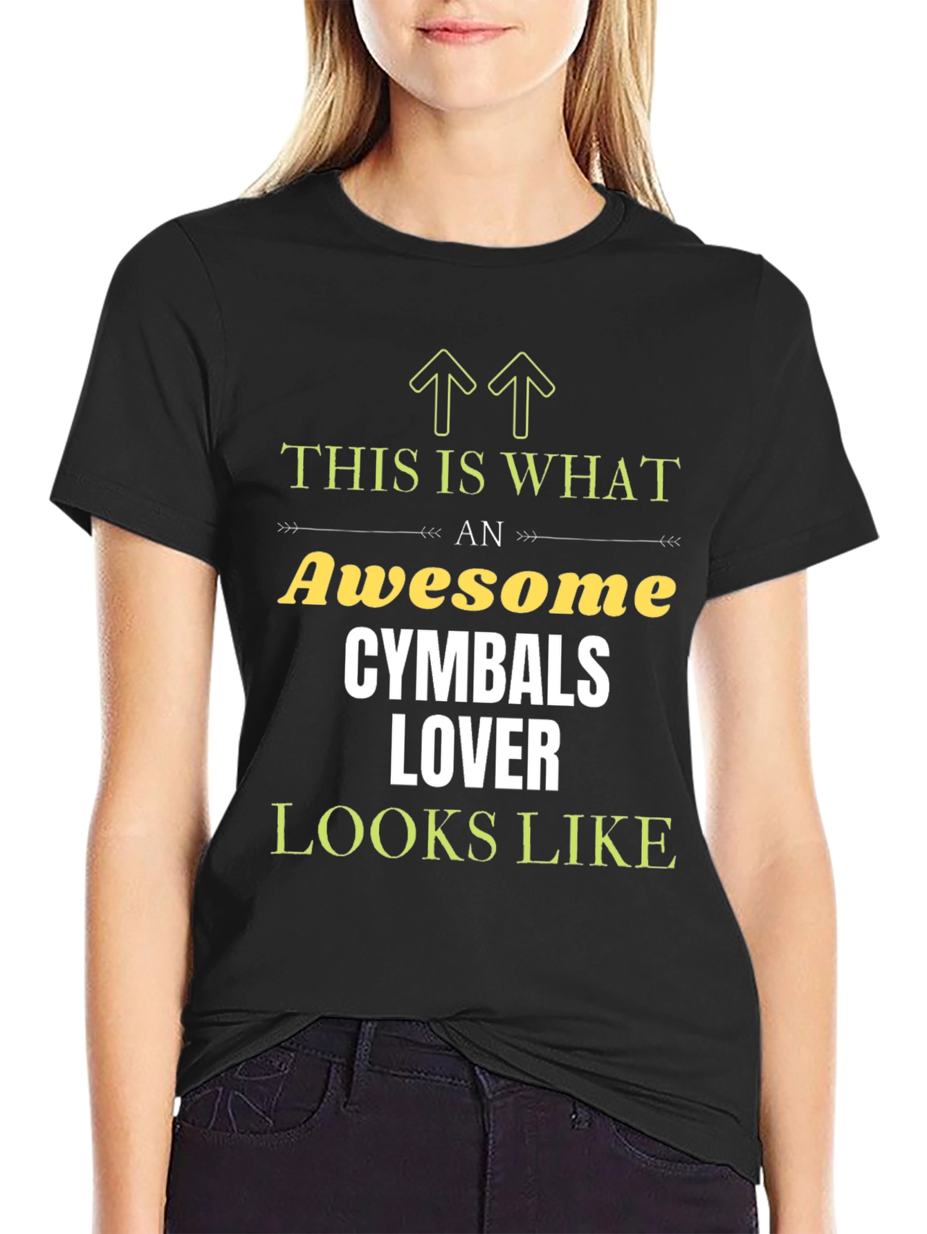 Awesome Cymbals Lover T-Shirt Funny Drummer Tee