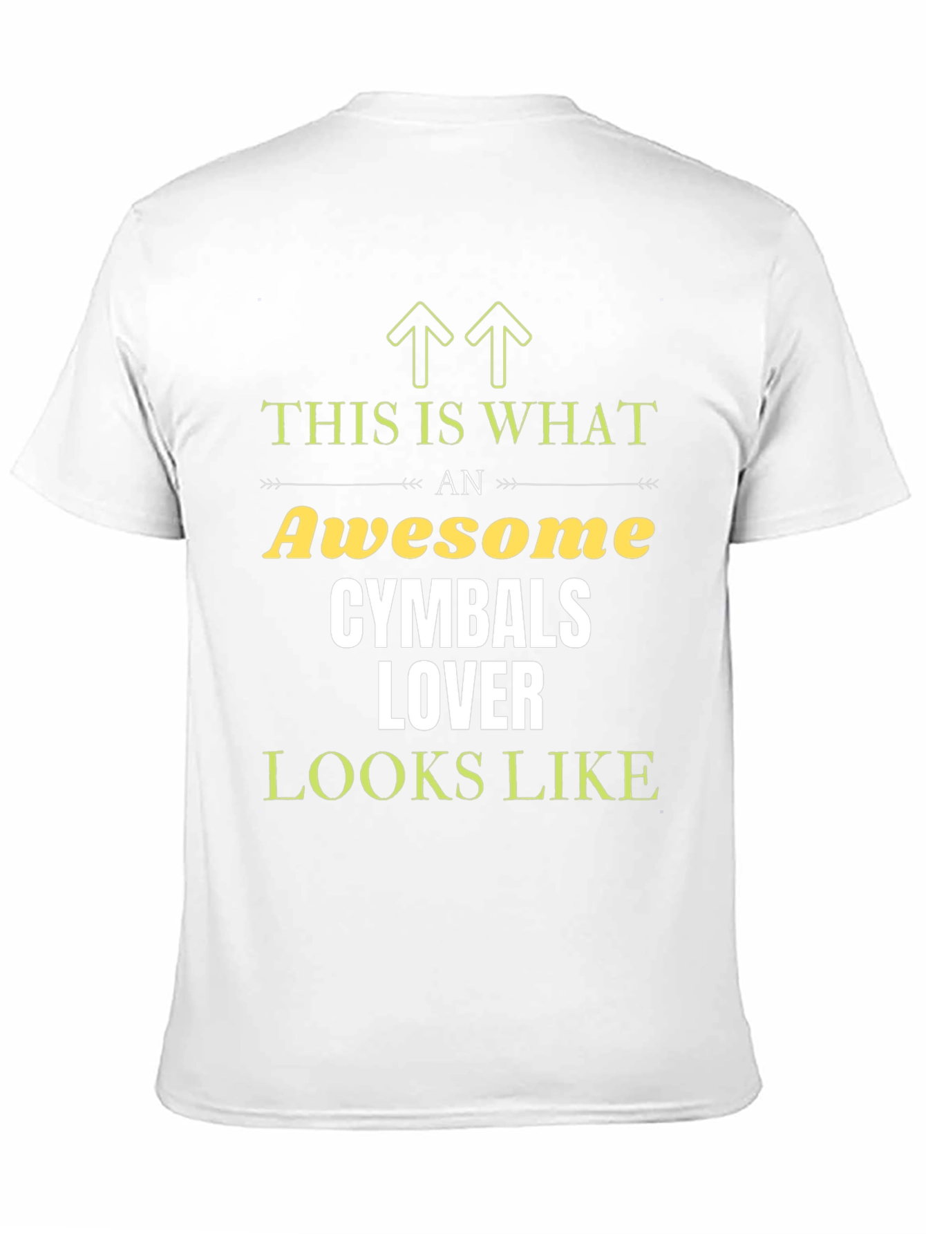 Awesome Cymbals Lover T-Shirt Funny Drummer Tee