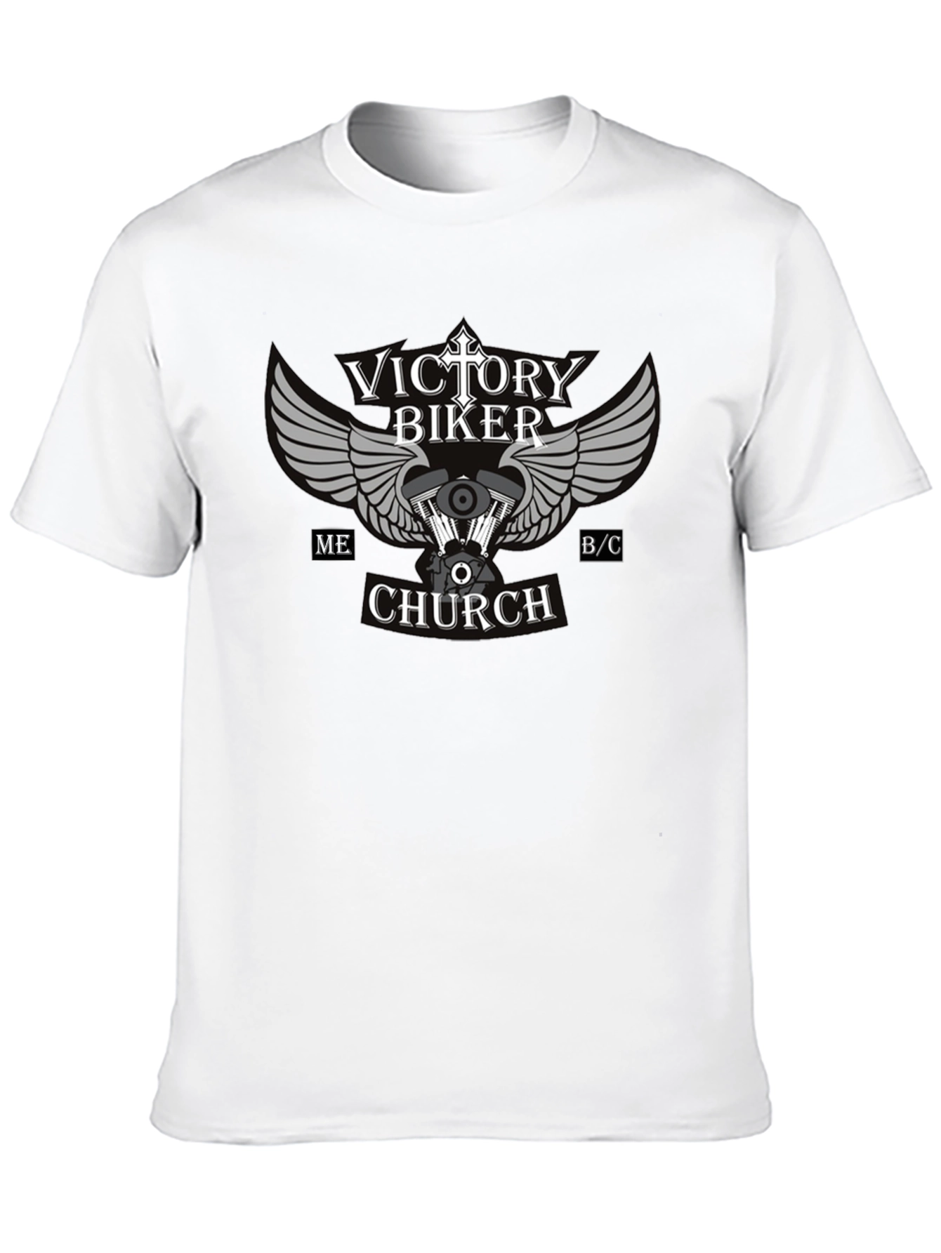 Victory Biker Church Graphic T-Shirt