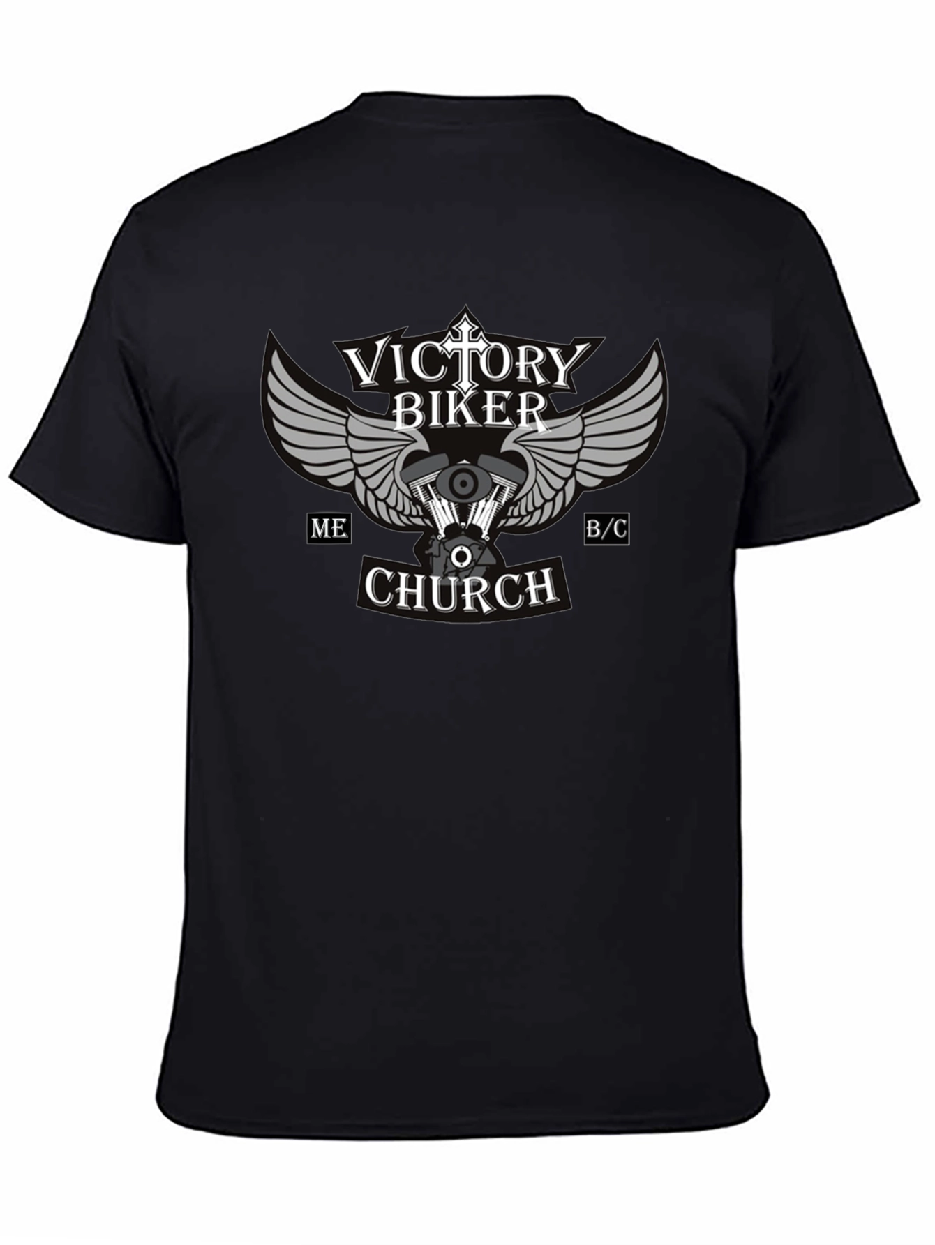 Victory Biker Church Graphic T-Shirt