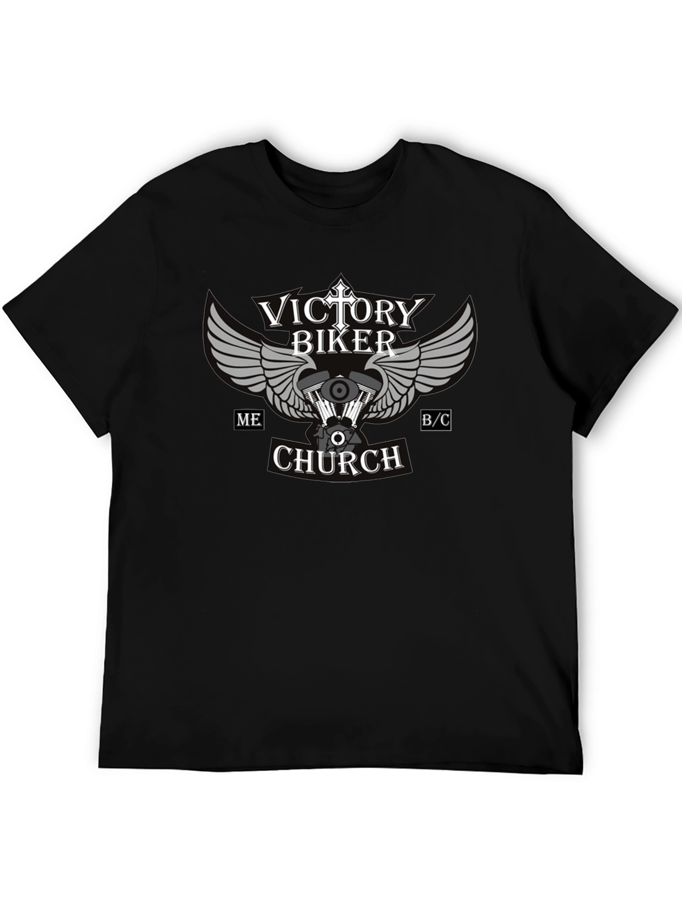 Victory Biker Church Graphic T-Shirt