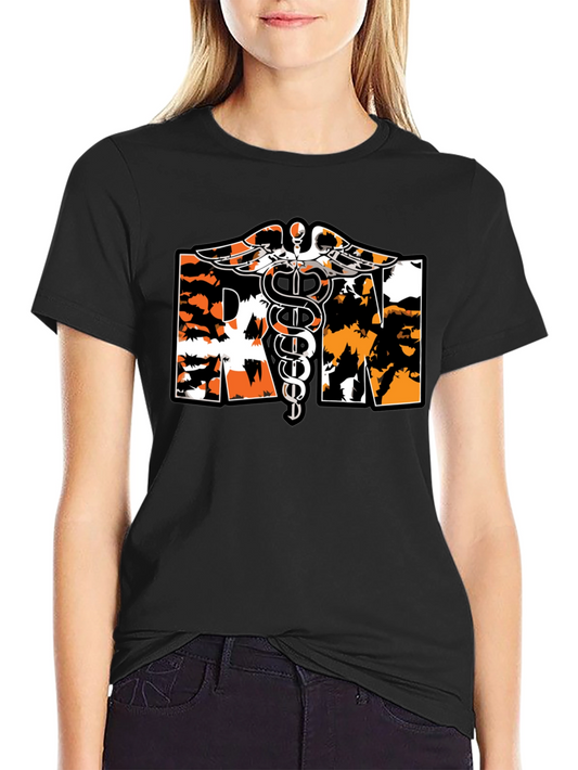 RN Caduceus T-Shirt Nurse Tee Medical Apparel