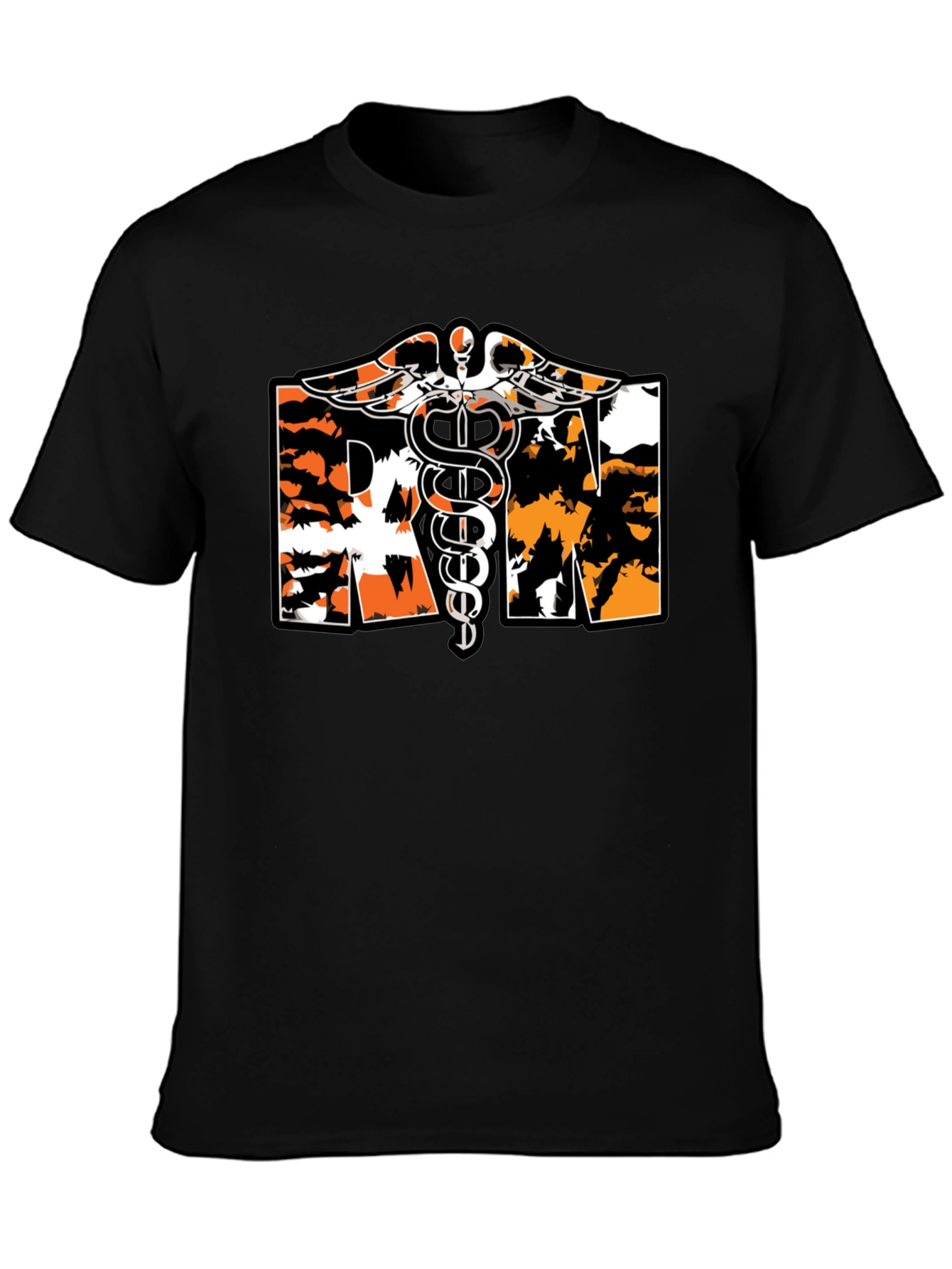 RN Caduceus T-Shirt Nurse Tee Medical Apparel