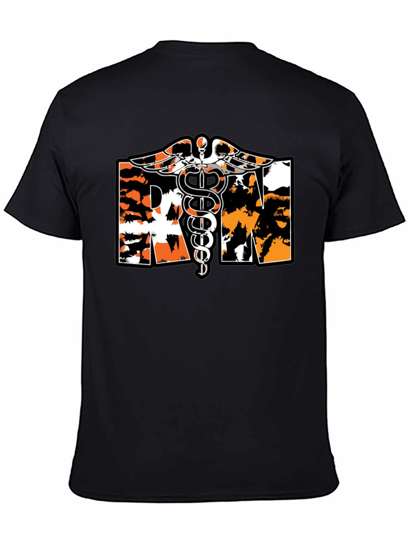 RN Caduceus T-Shirt Nurse Tee Medical Apparel