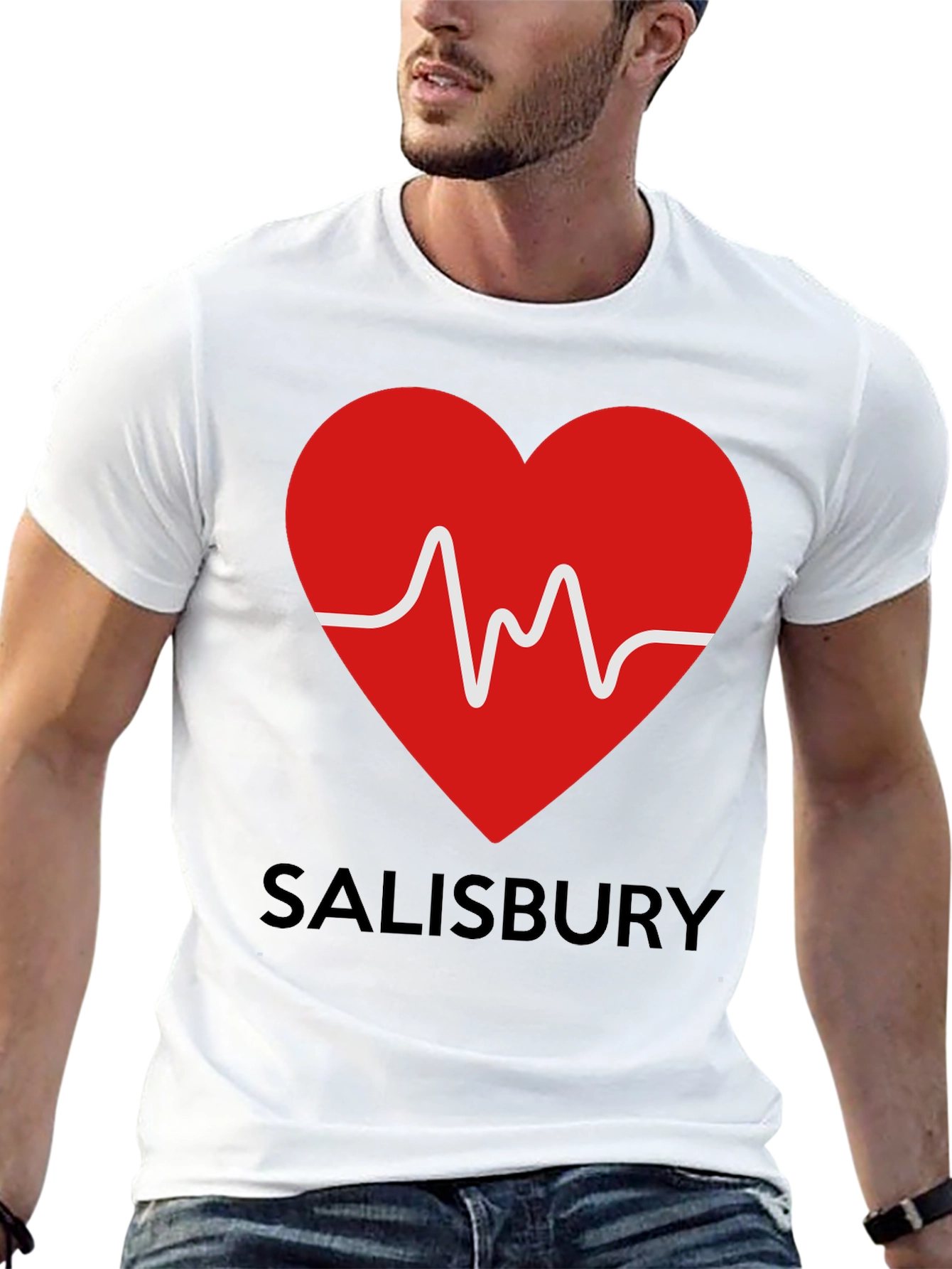 Salisbury Heartbeat Graphic T-Shirt