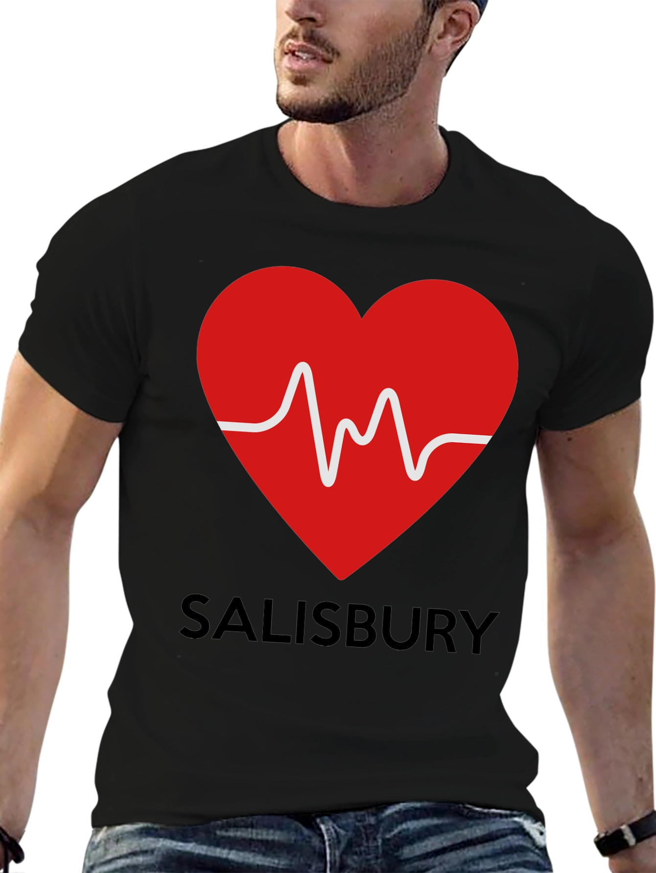 Salisbury Heartbeat Graphic T-Shirt