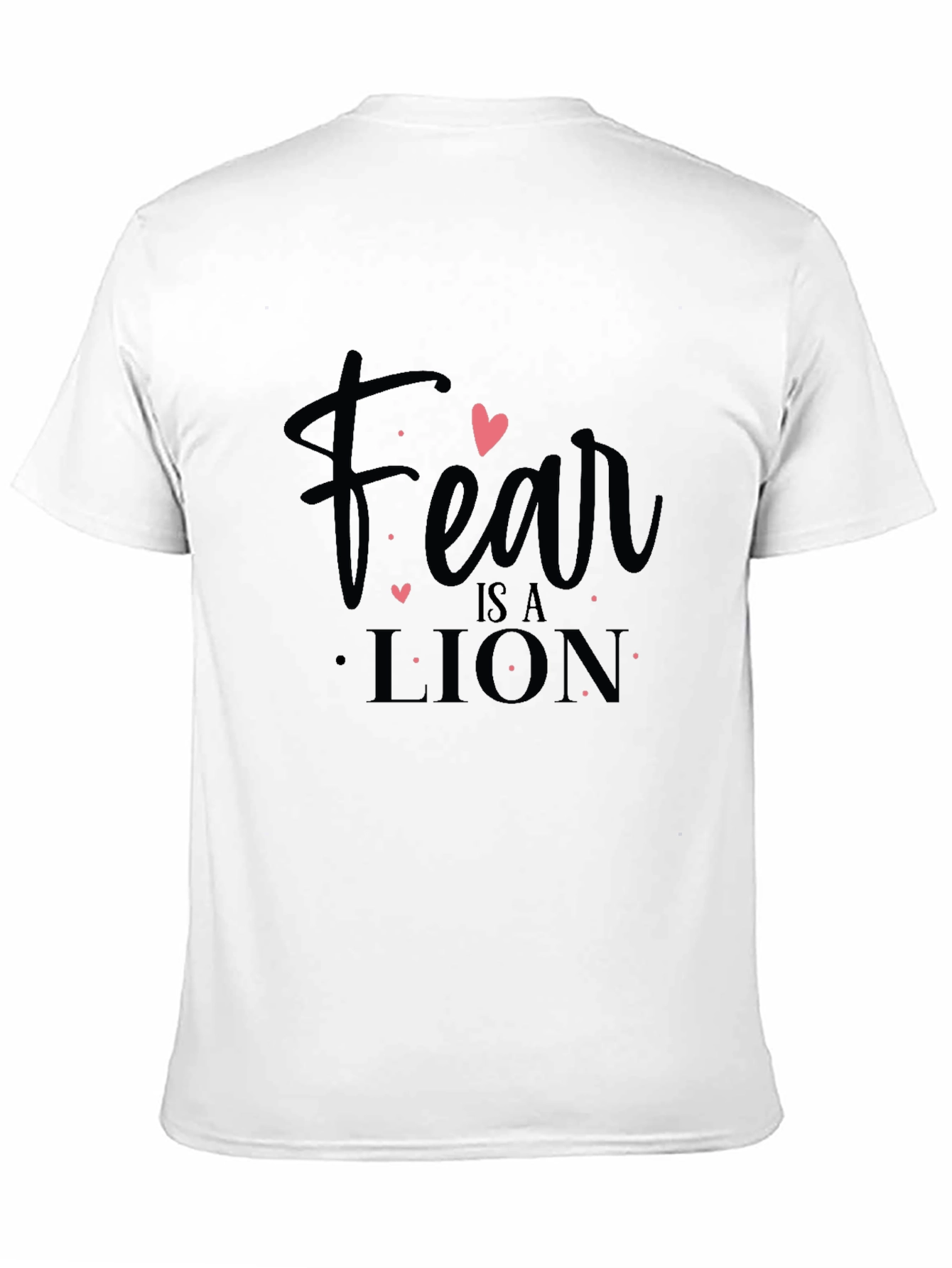 Fear is a Lion Graphic Tee - Black