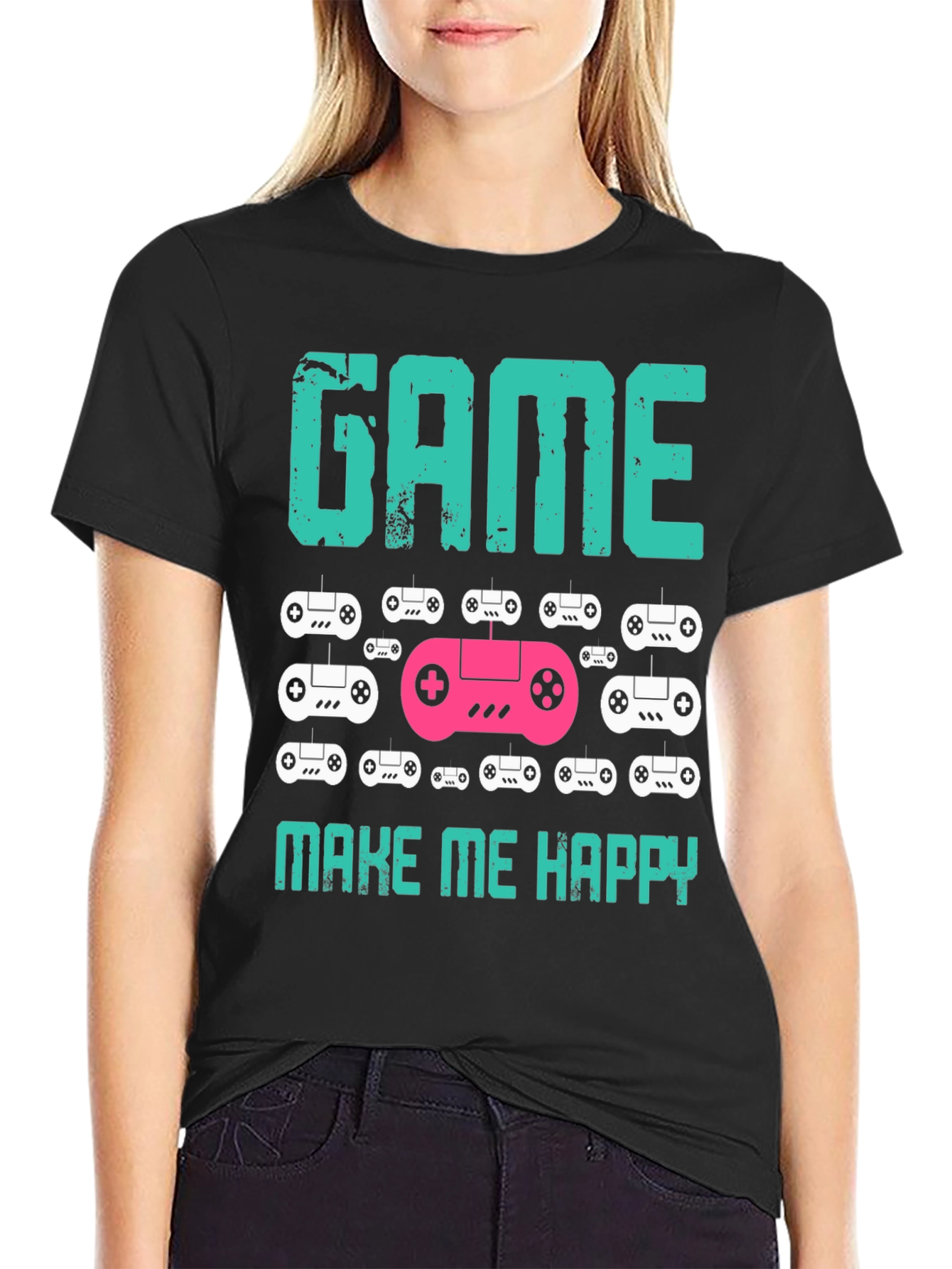 Game Make Me Happy T-Shirt Gamer Gift