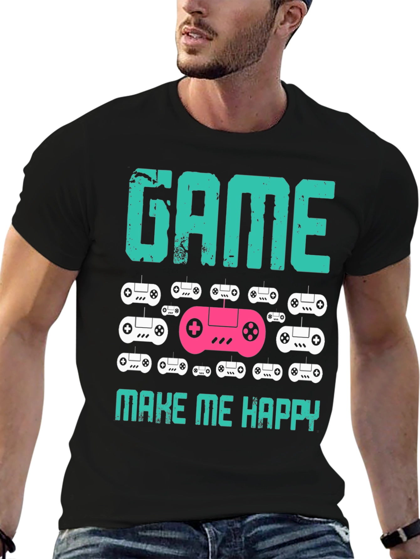 Game Make Me Happy T-Shirt Gamer Gift