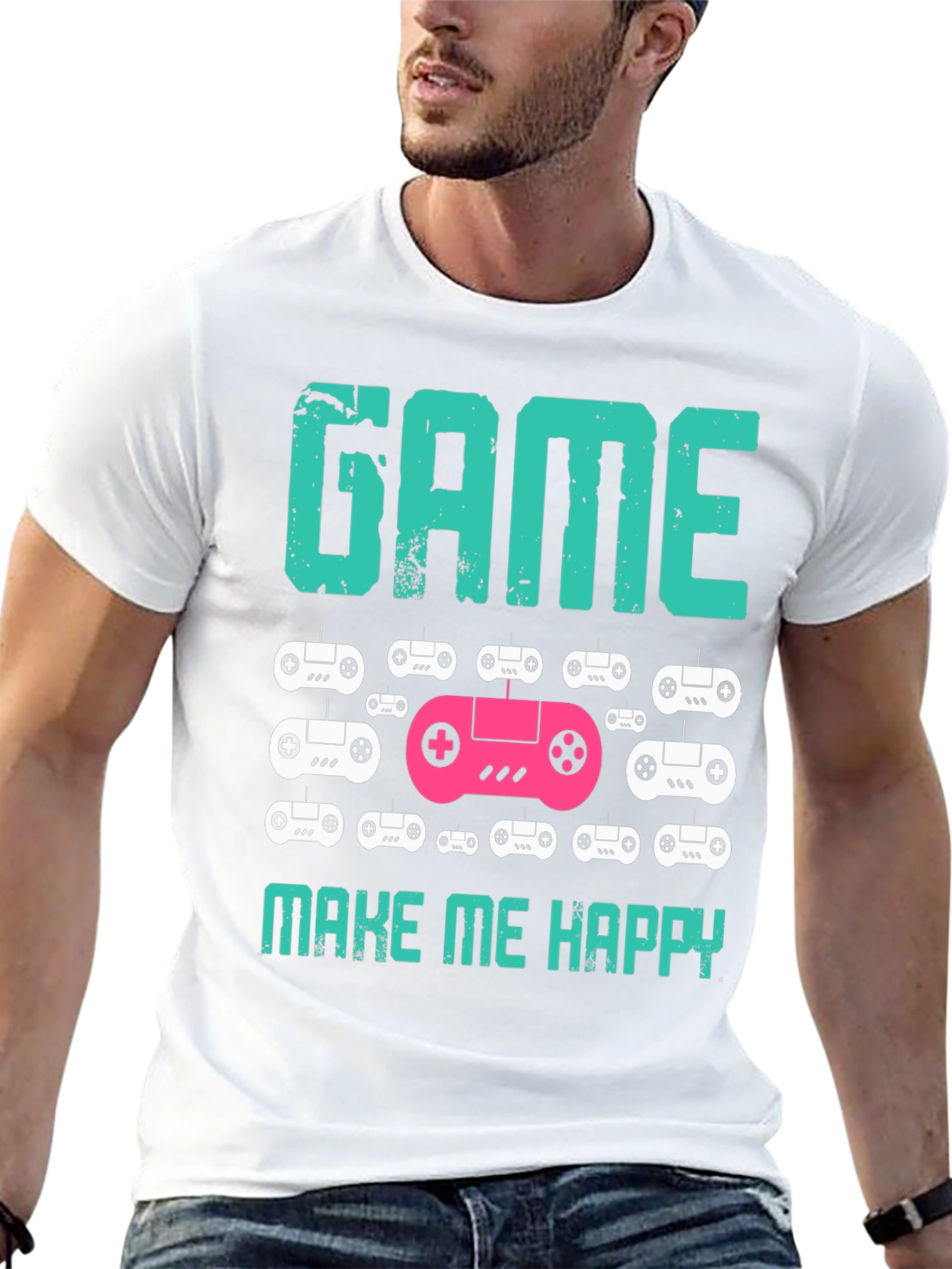 Game Make Me Happy T-Shirt Gamer Gift