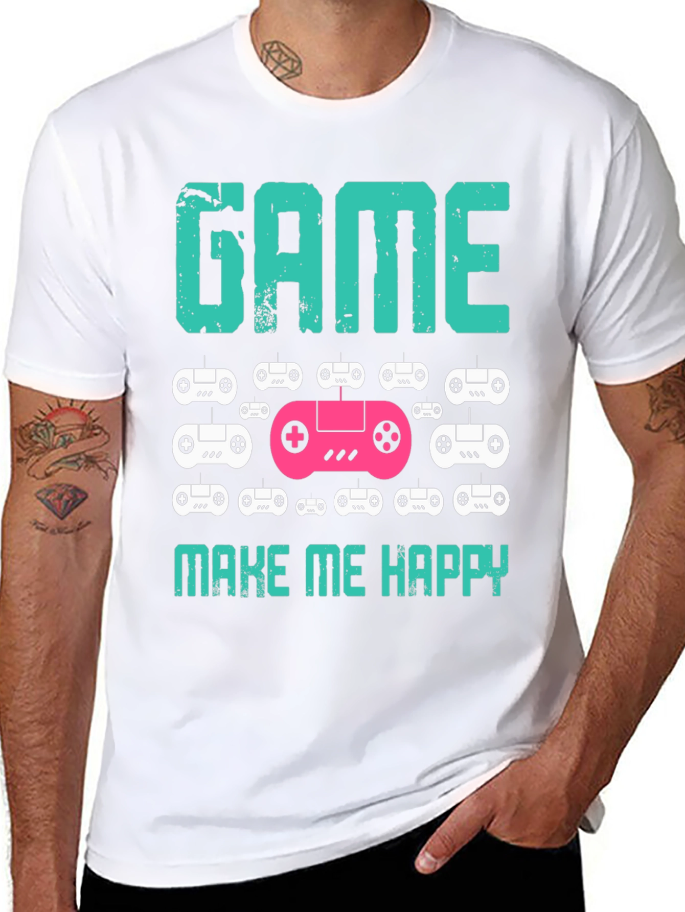 Game Make Me Happy T-Shirt Gamer Gift