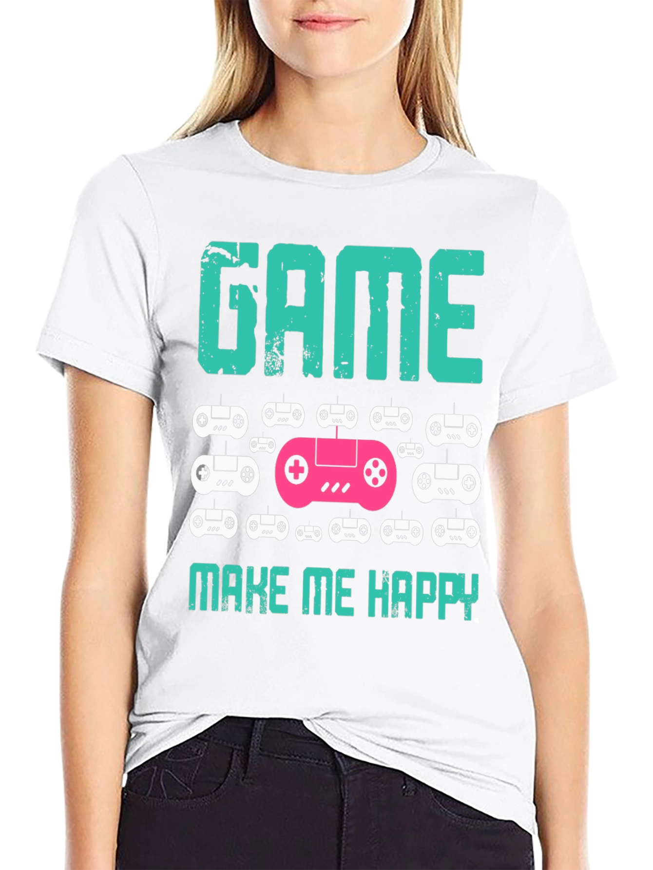 Game Make Me Happy T-Shirt Gamer Gift