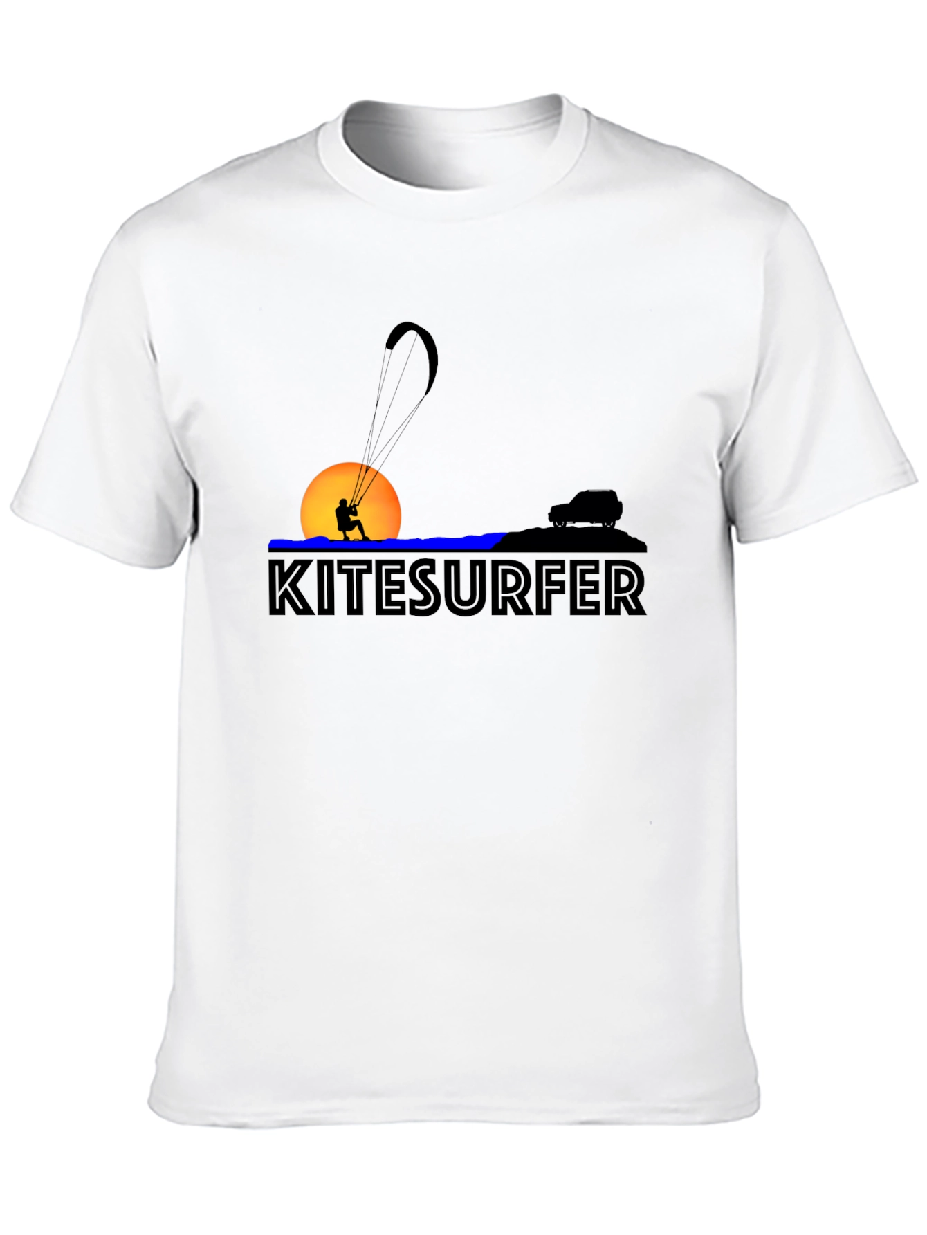Kitesurfer Sunset Graphic Tee - Sporty Style