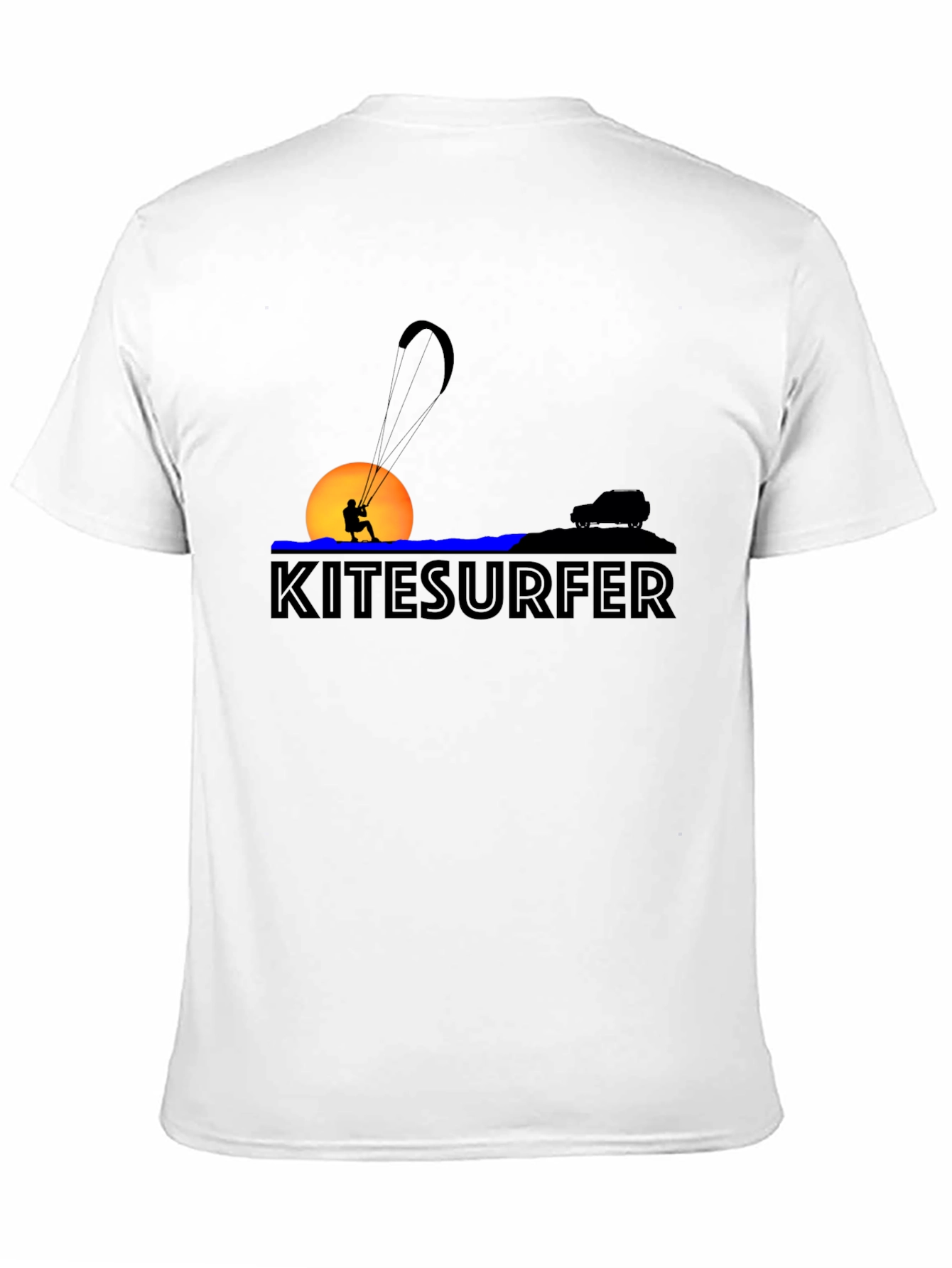 Kitesurfer Sunset Graphic Tee - Sporty Style