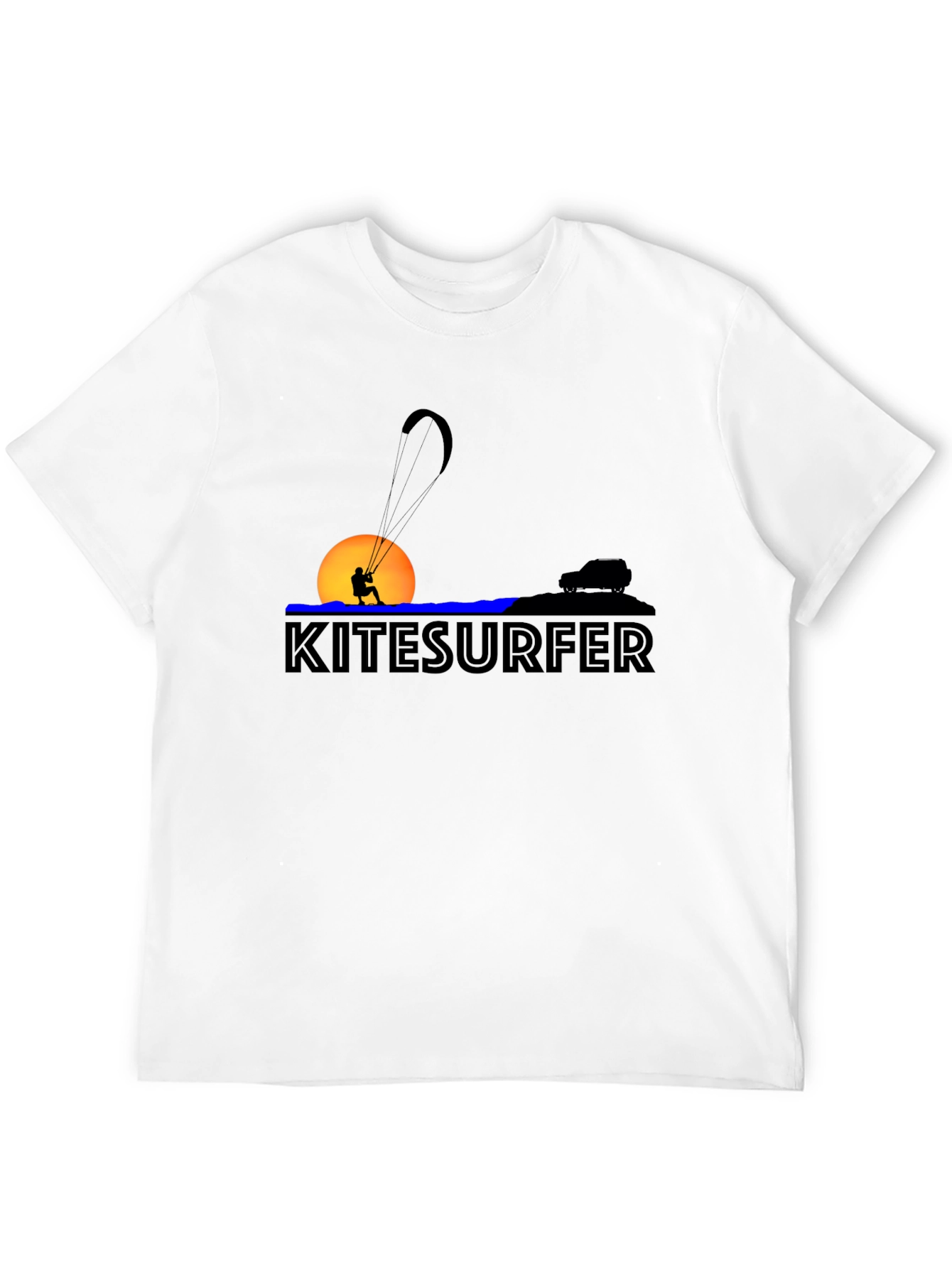 Kitesurfer Sunset Graphic Tee - Sporty Style