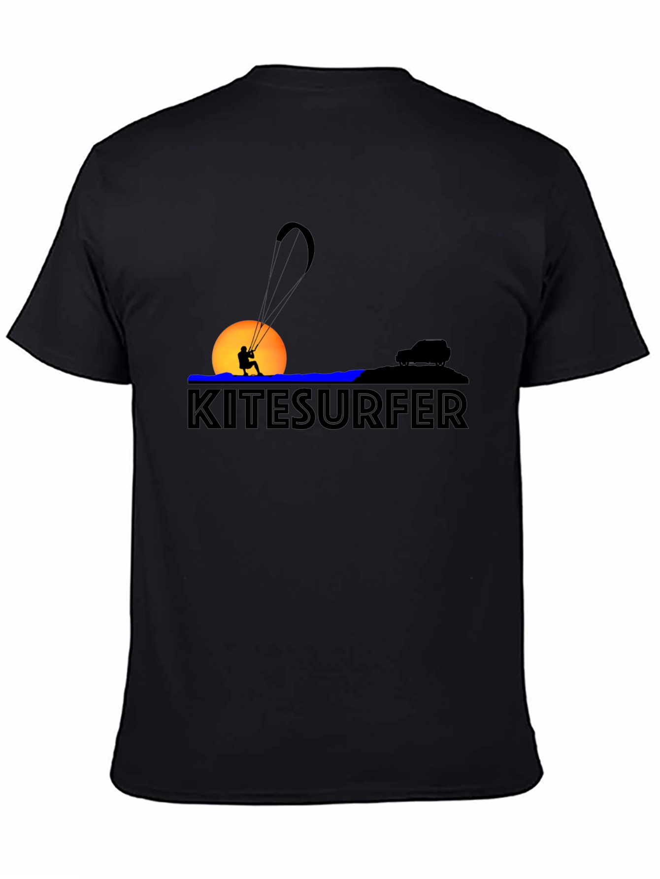 Kitesurfer Sunset Graphic Tee - Sporty Style